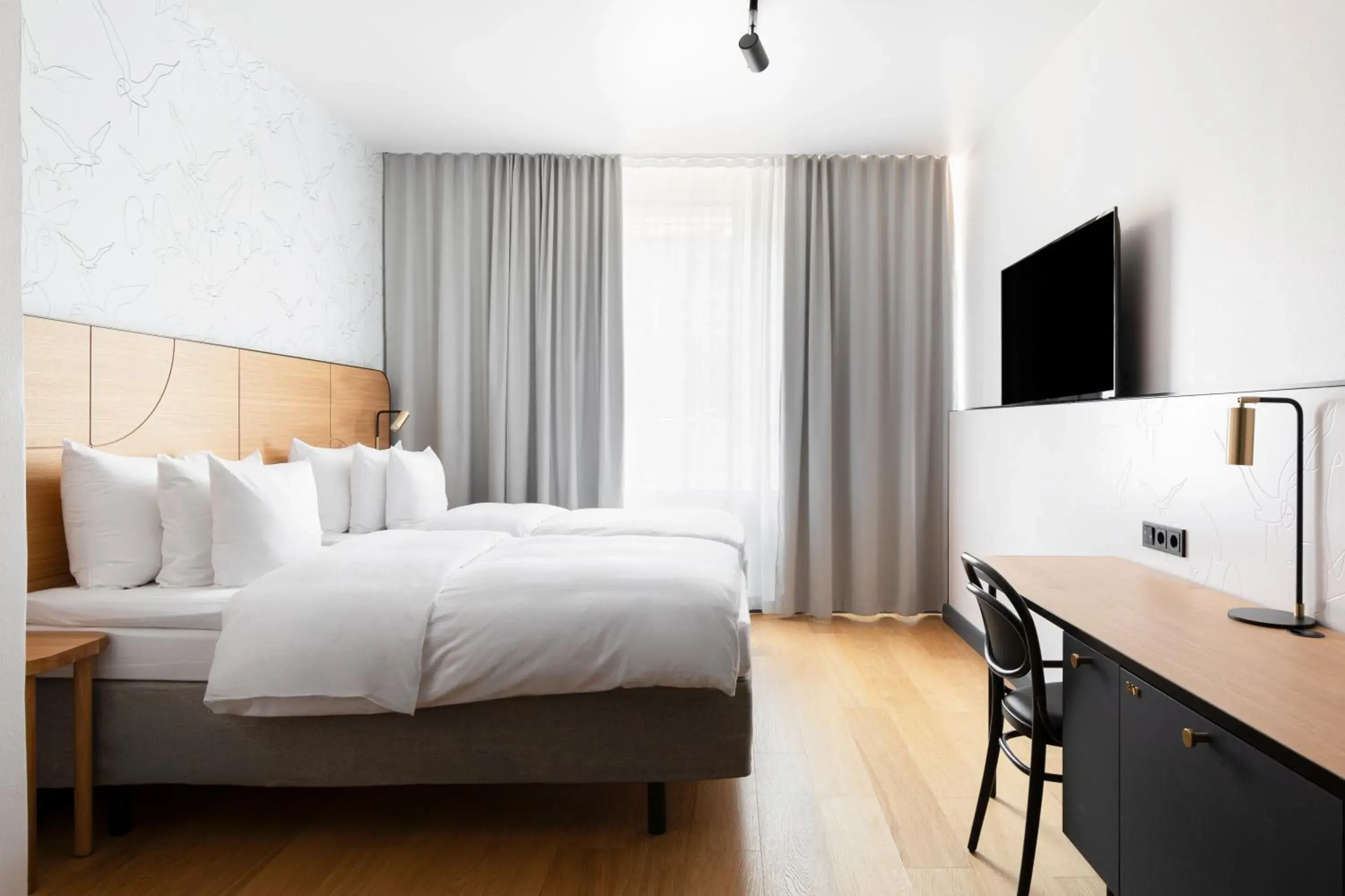 Bed in Solo Sokos Hotel Helsinki Bed in Solo Sokos Hotel Helsinki