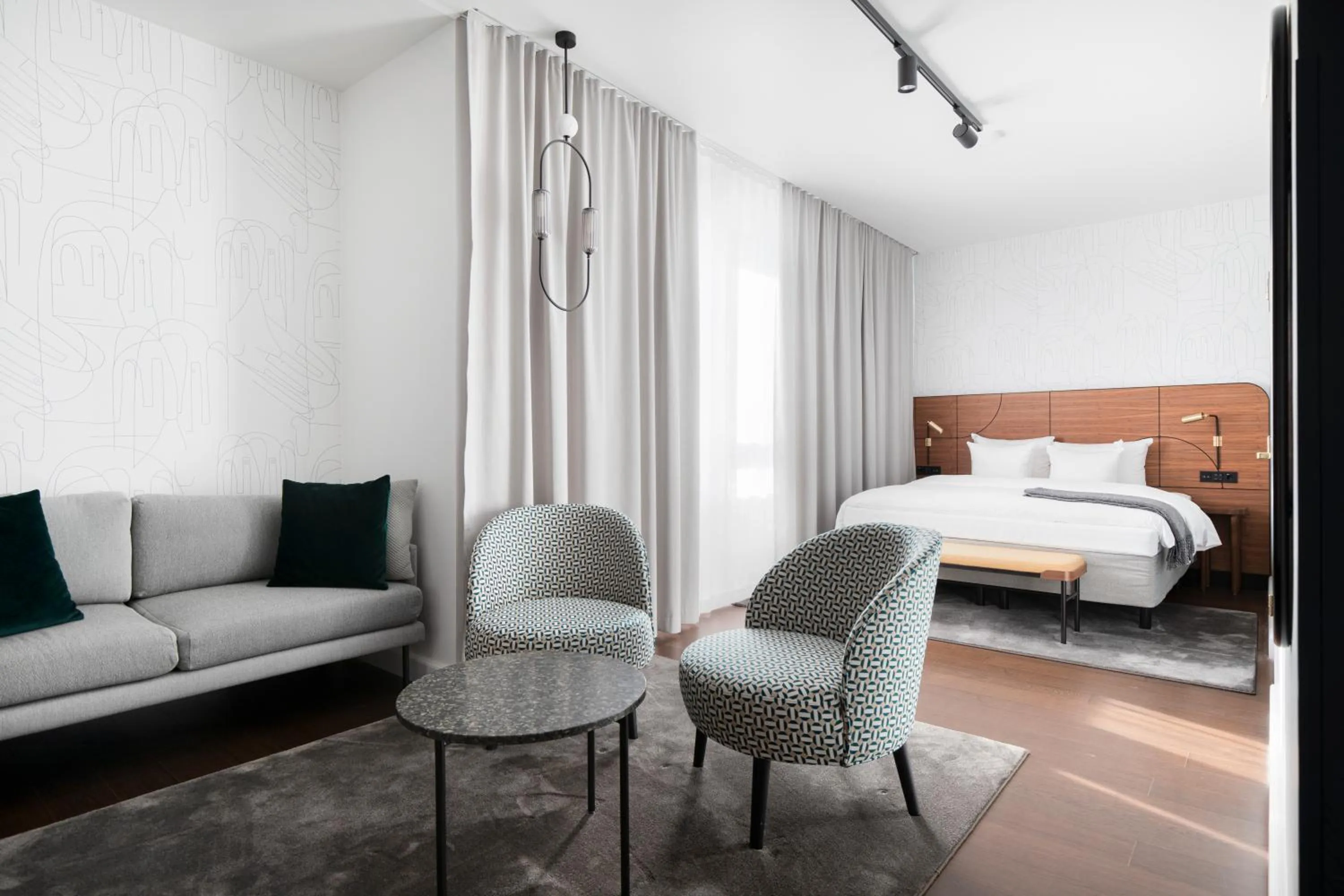 Bed in Solo Sokos Hotel Helsinki