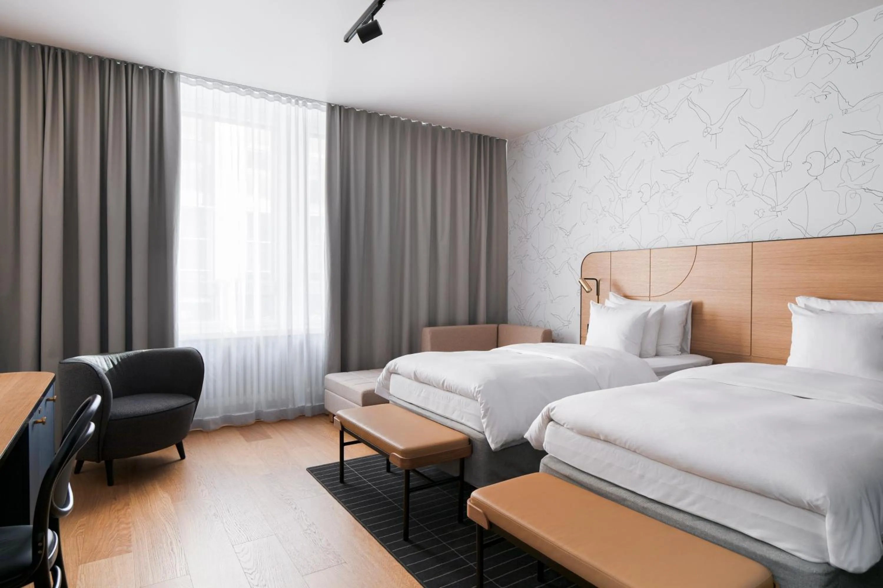 Bed in Solo Sokos Hotel Helsinki