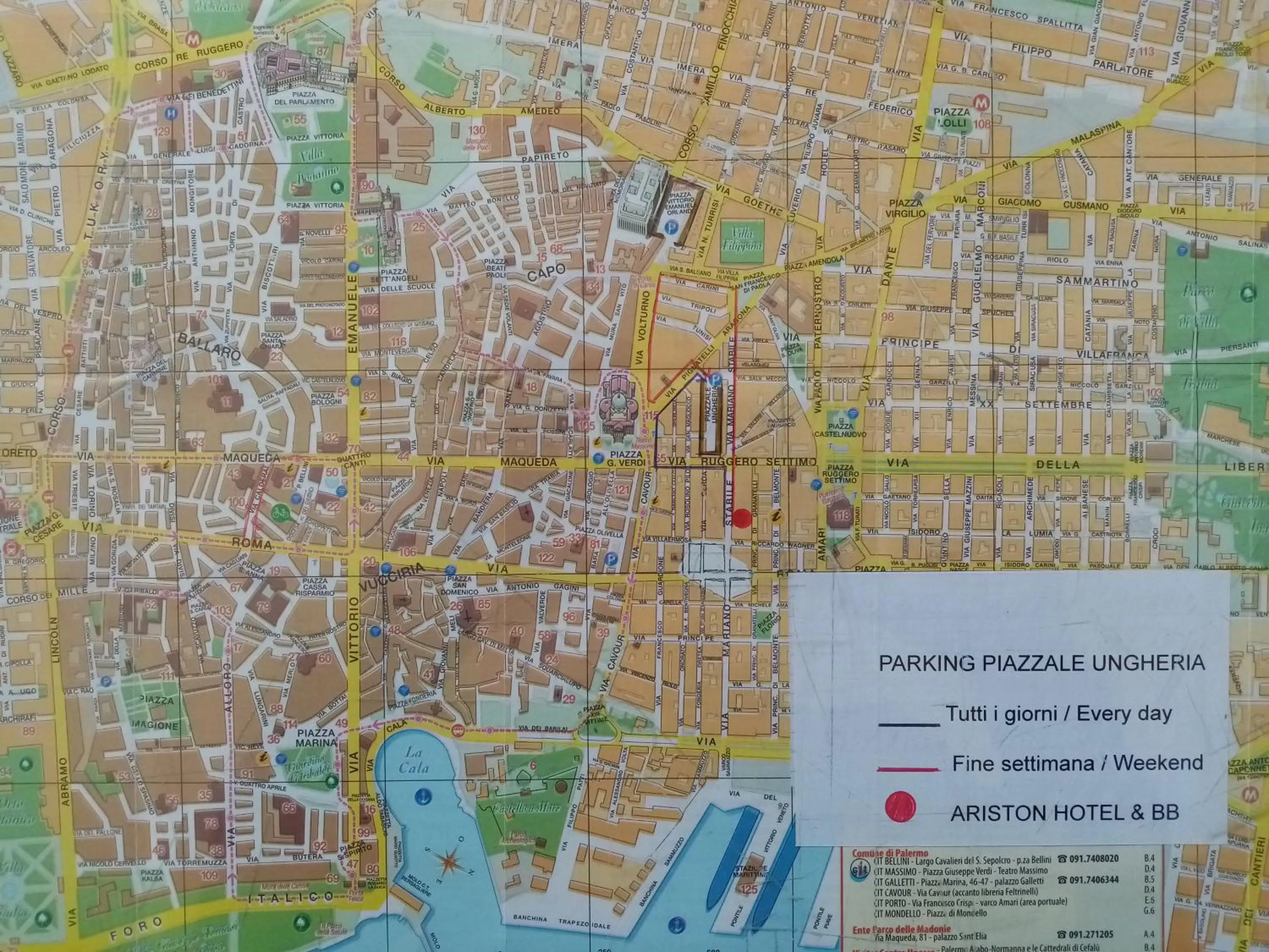 Floor plan in Ariston Petit Hotel