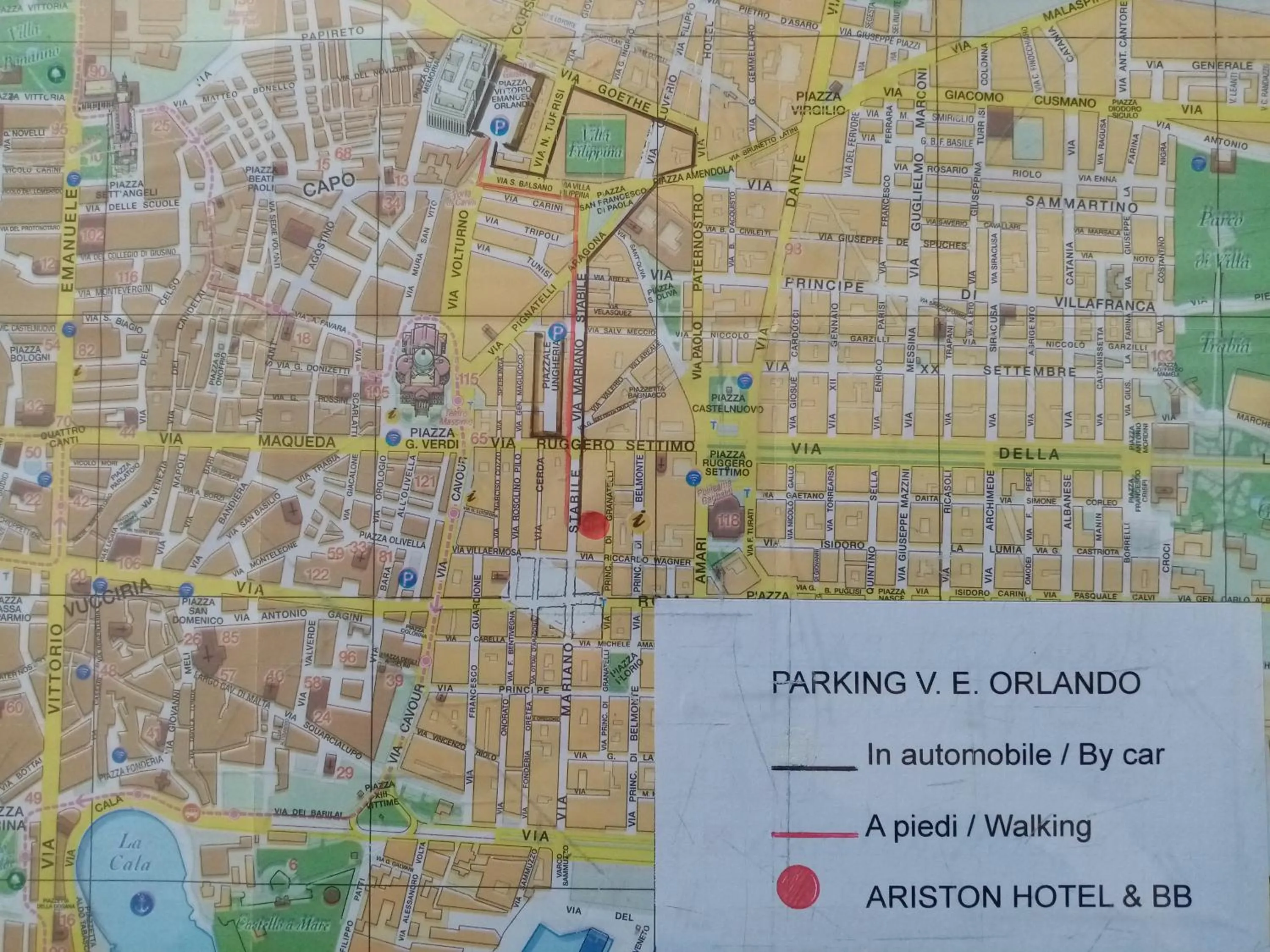 Floor plan in Ariston Petit Hotel