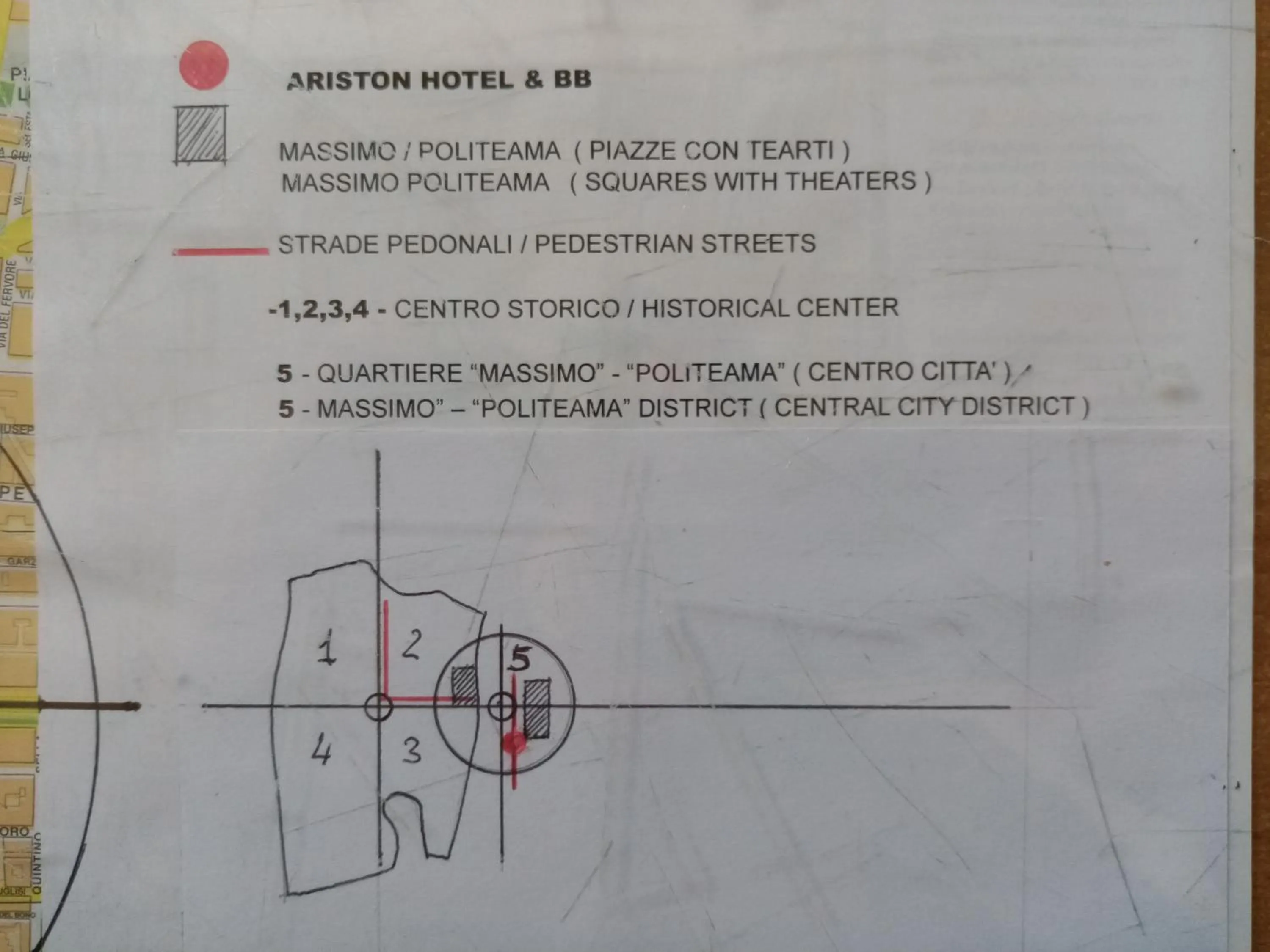 Floor plan in Ariston Petit Hotel