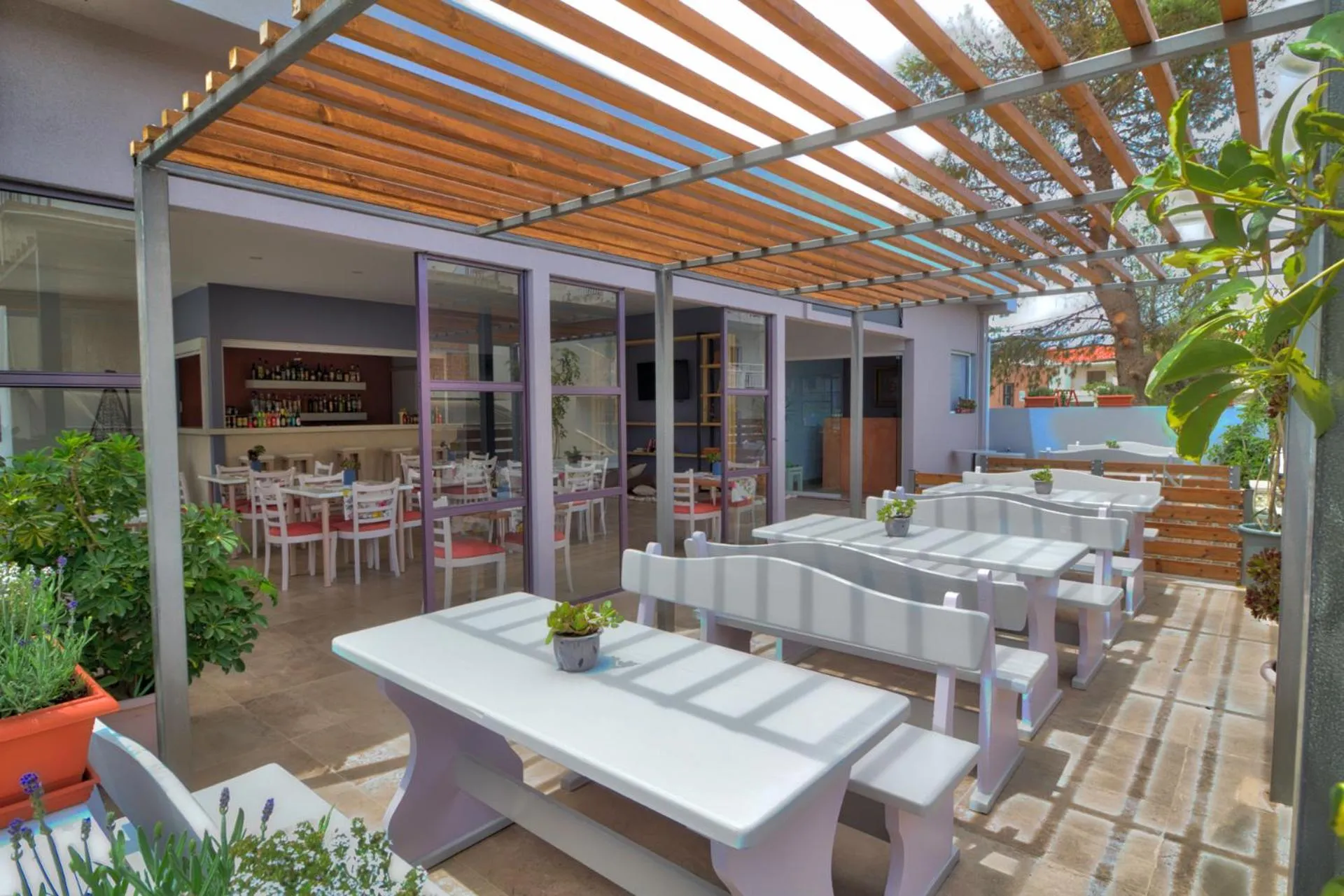 Patio in Two Brothers Studios & Apts