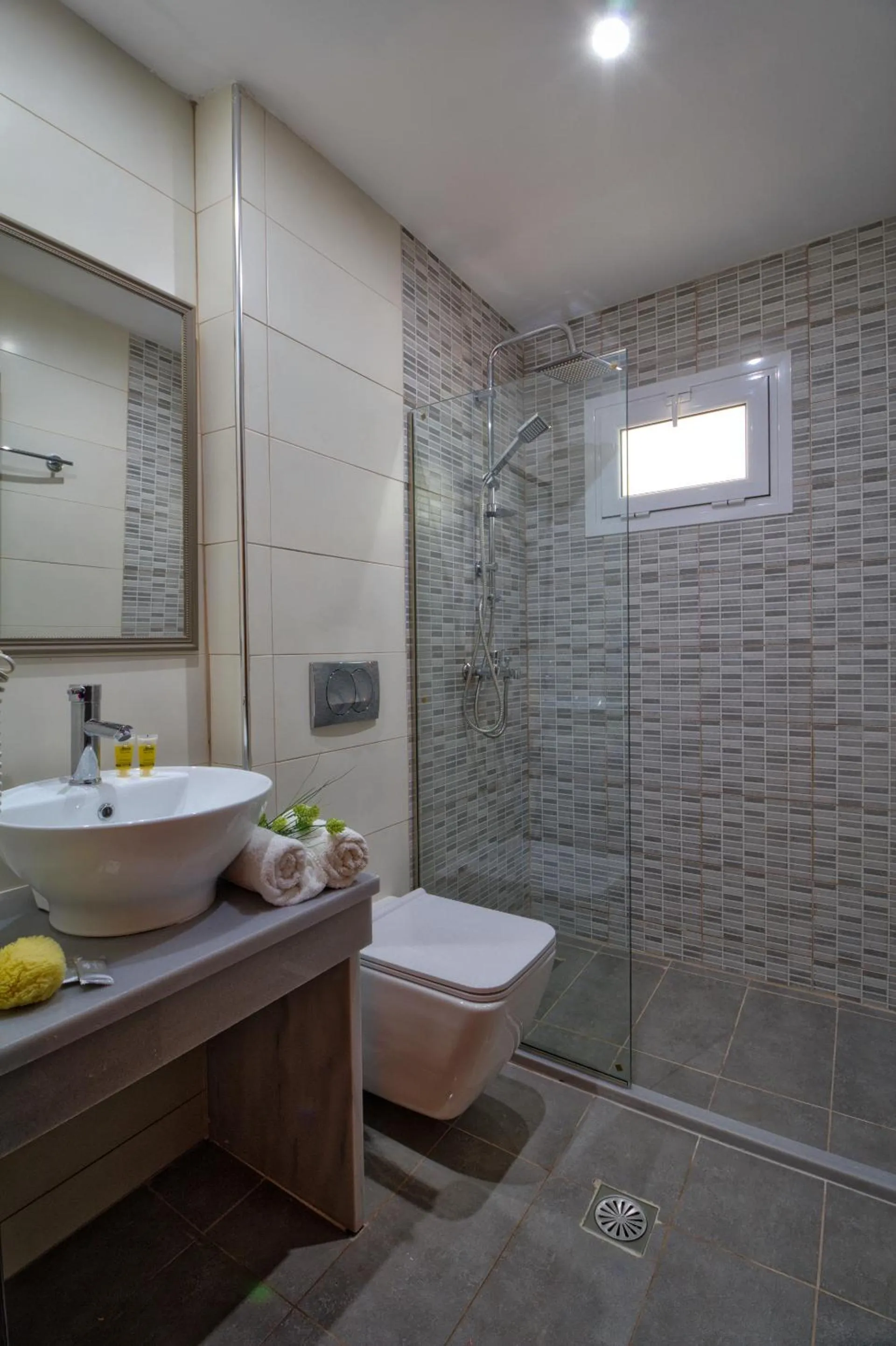 Shower in Two Brothers Studios & Apts