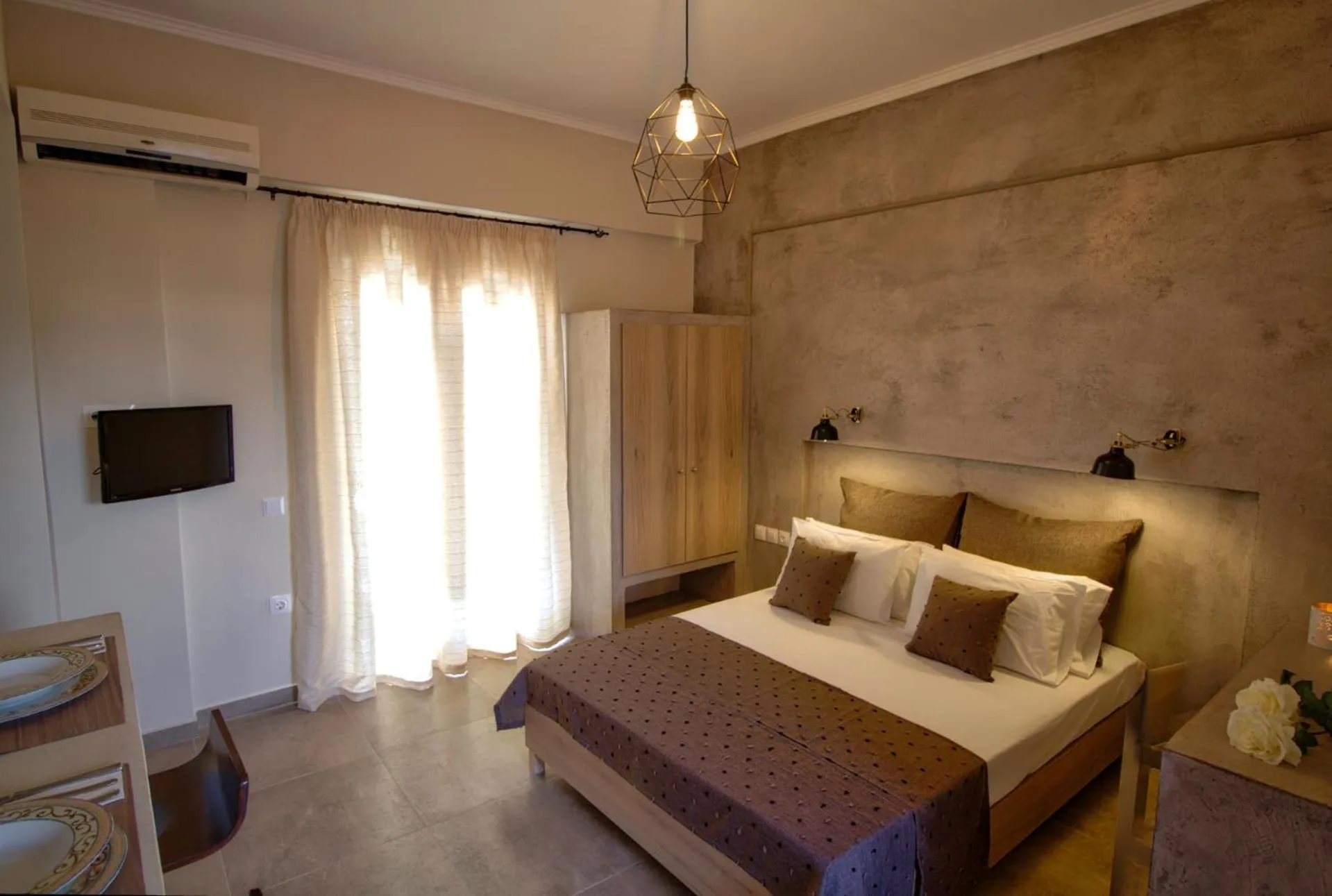 Bed in Two Brothers Studios & Apts