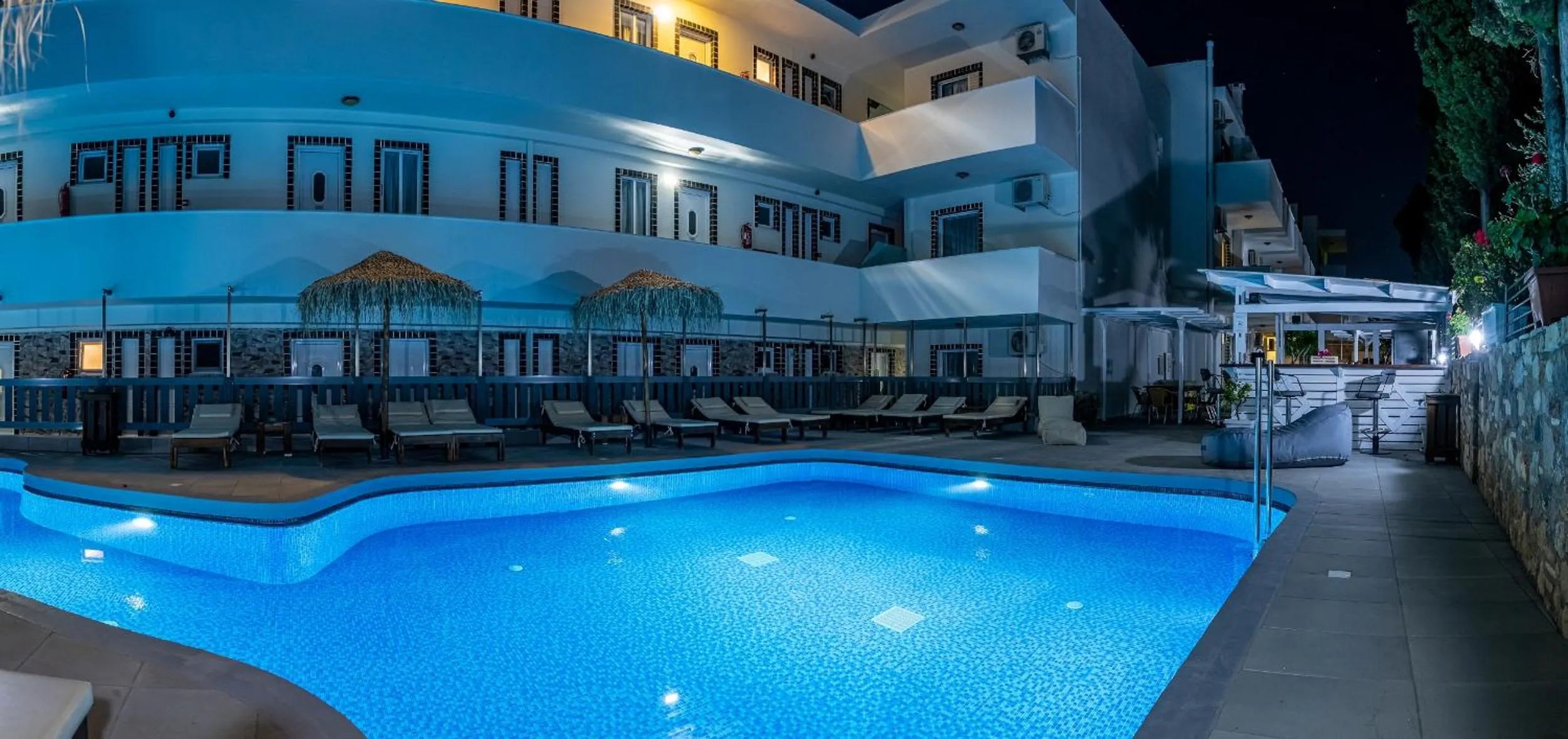 Swimming pool in Sunny Days