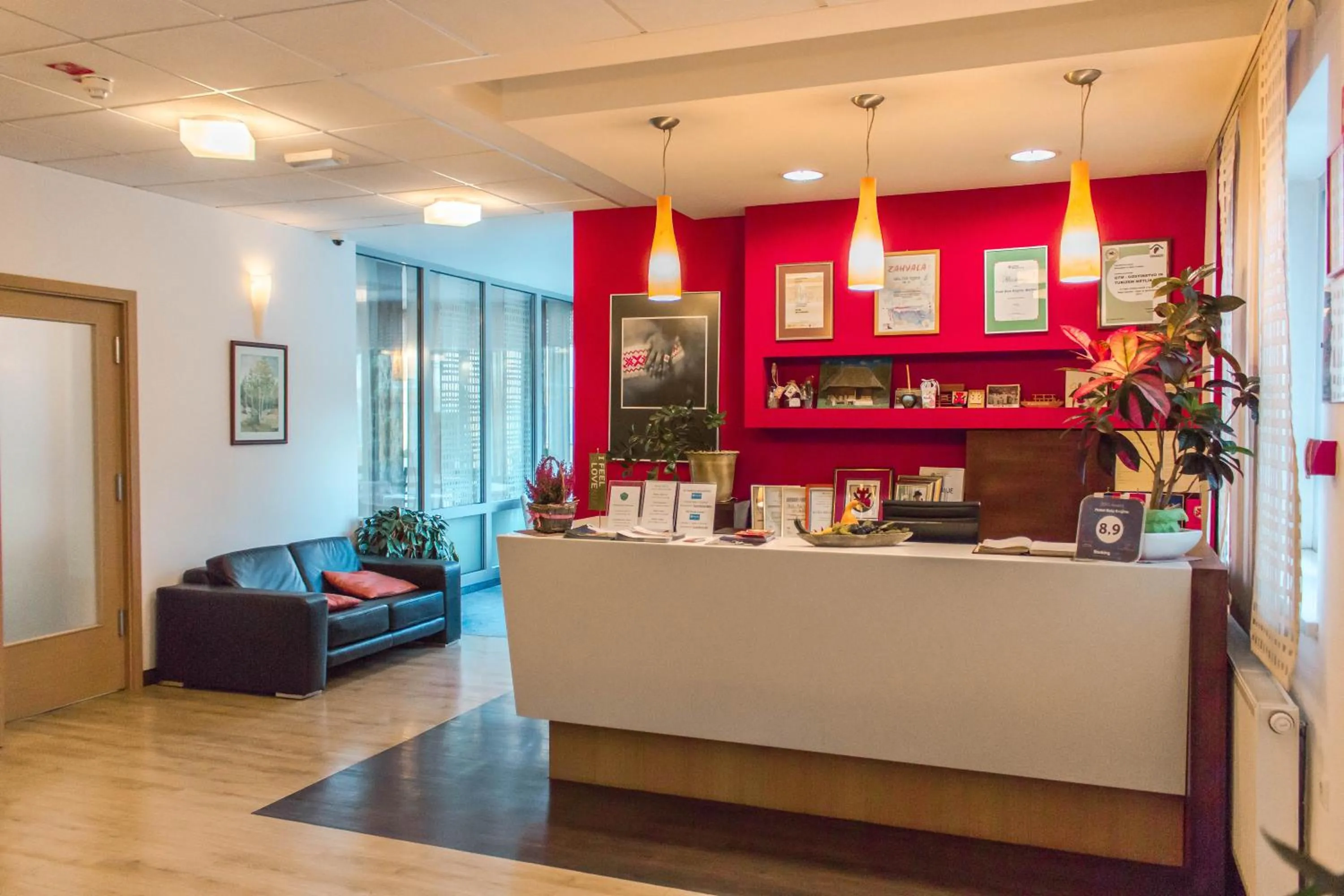 Lobby or reception in Hotel Bela Krajina