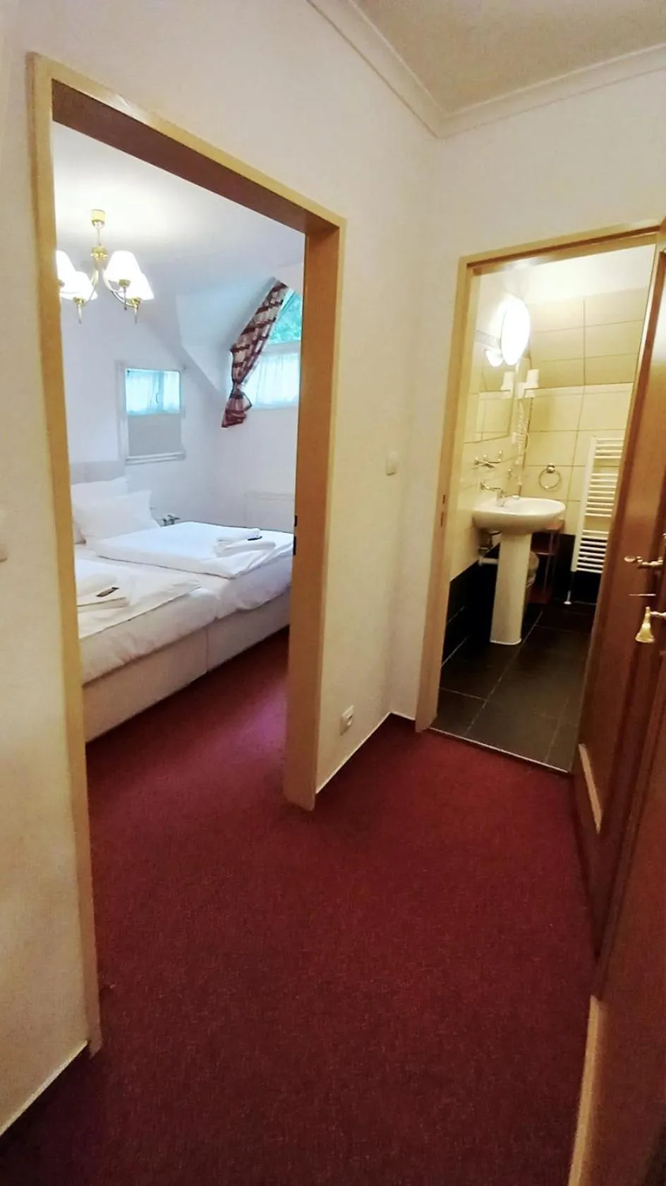 Photo of the whole room, Bed in Hotel Hradec