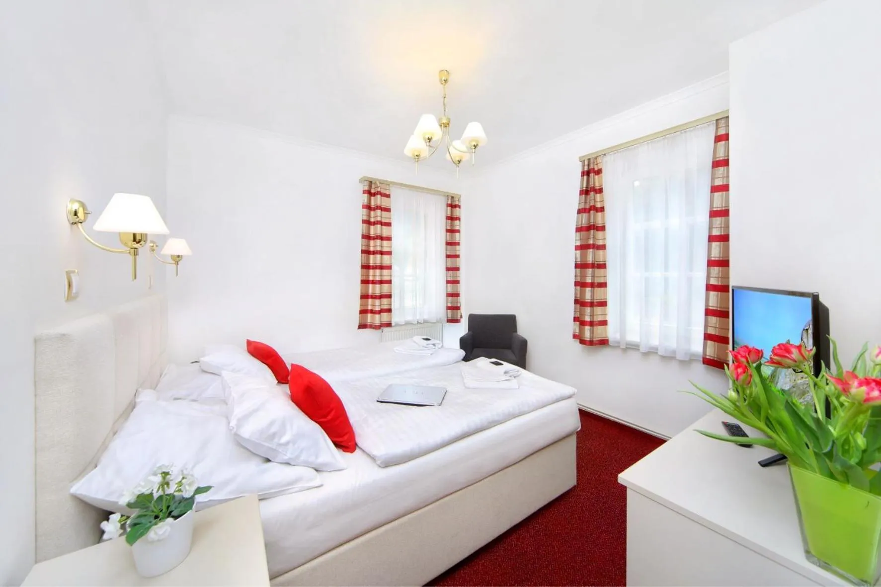 Photo of the whole room, Bed in Hotel Hradec