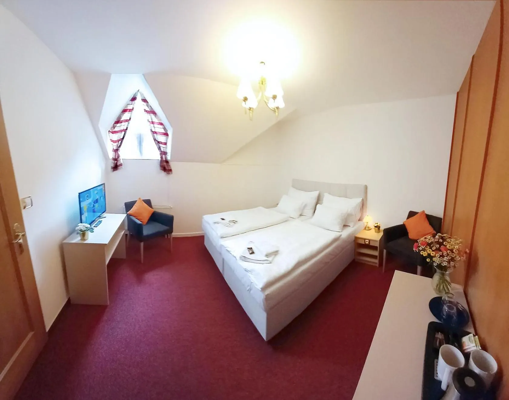 Photo of the whole room, Bed in Hotel Hradec