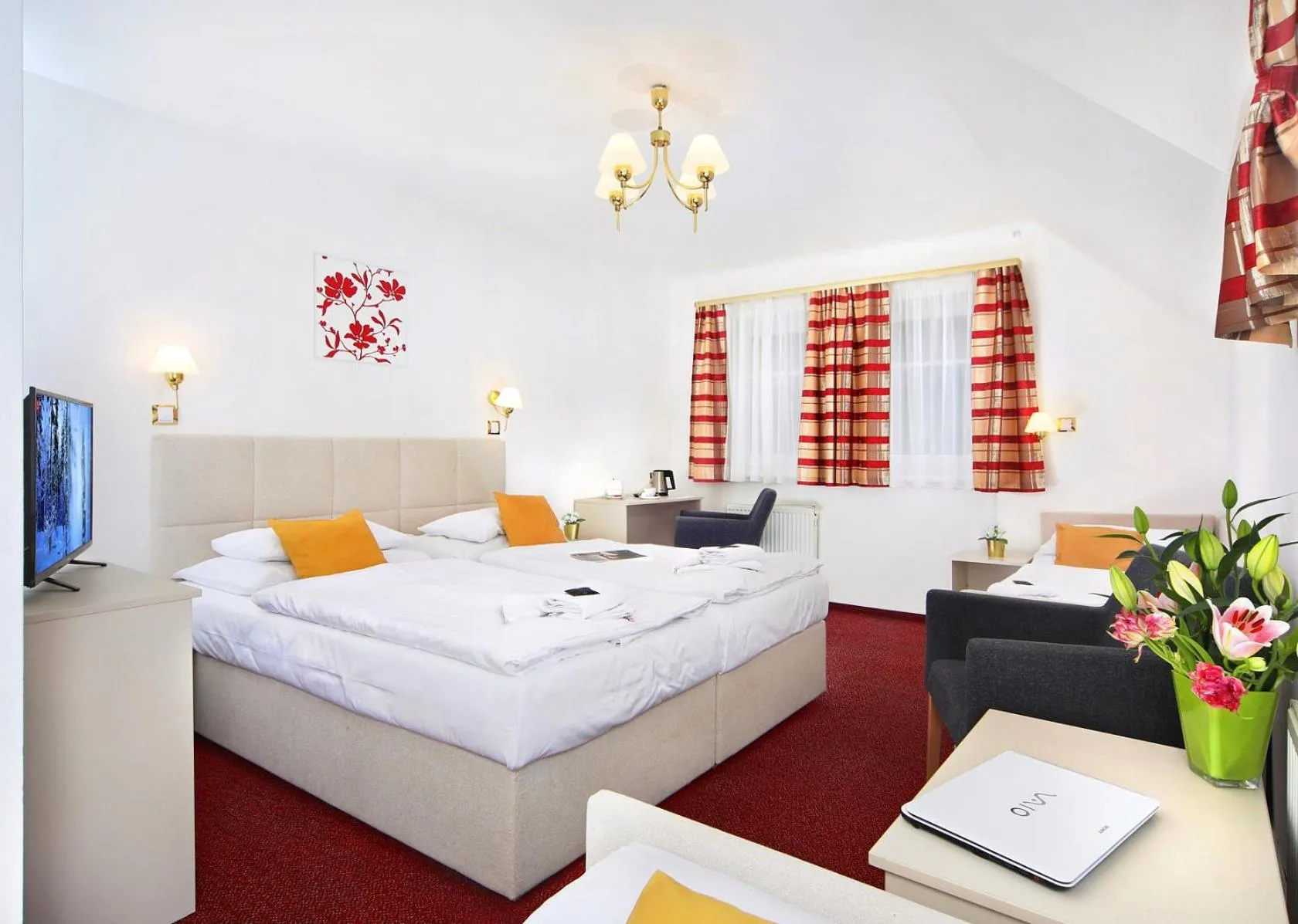 Photo of the whole room, Bed in Hotel Hradec