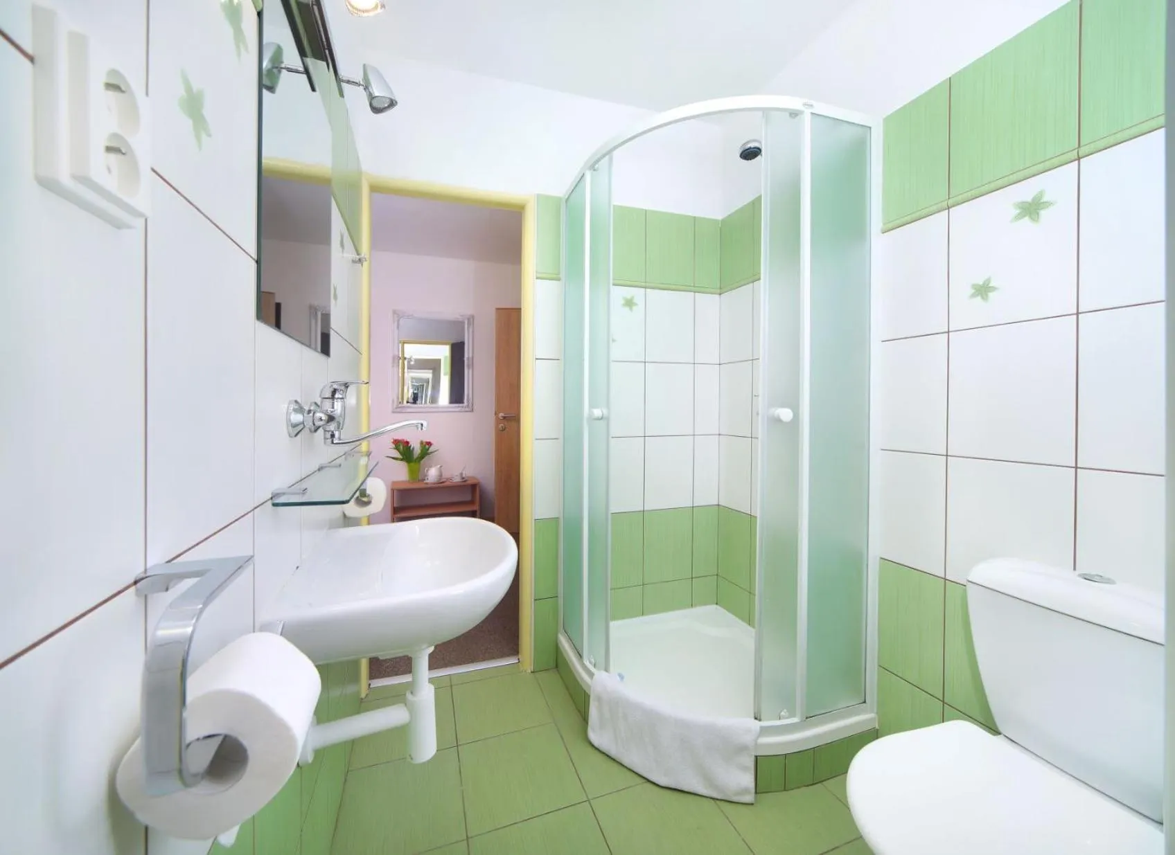 Bathroom in Hotel Hradec