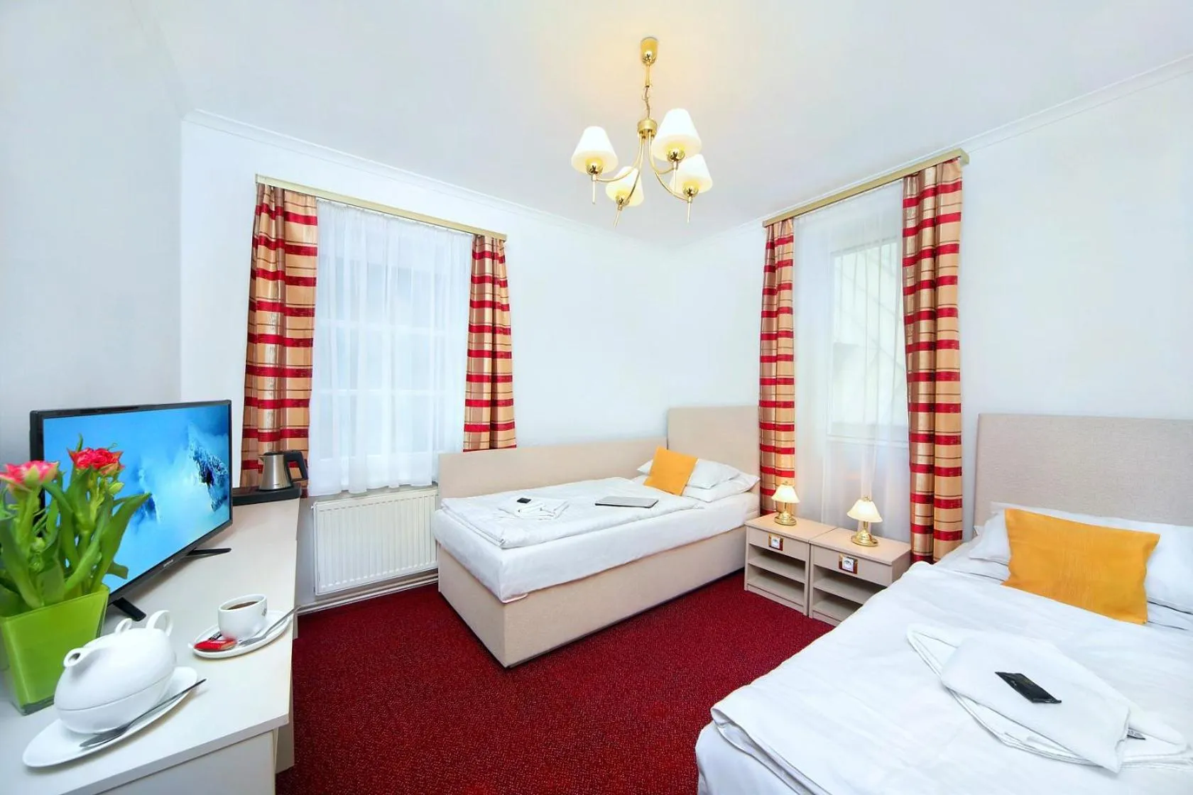 Photo of the whole room, Bed in Hotel Hradec
