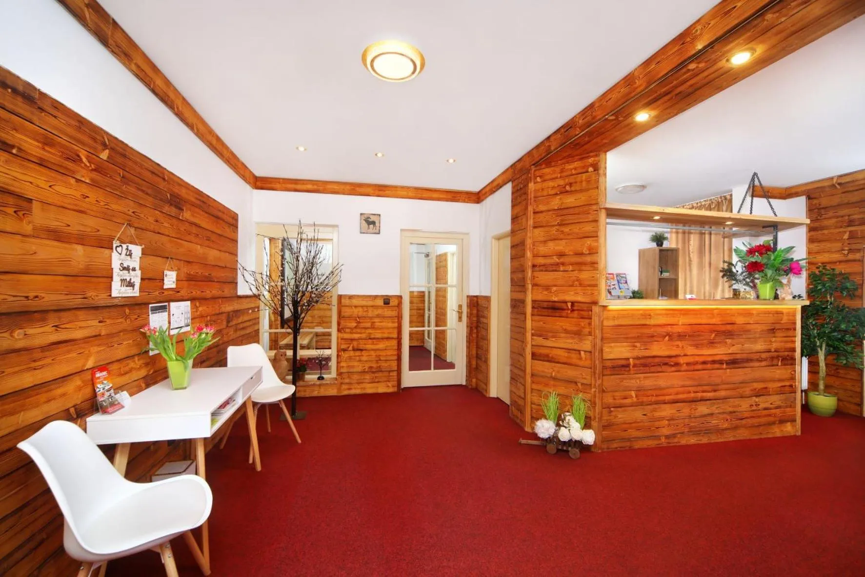 Lobby or reception in Hotel Hradec