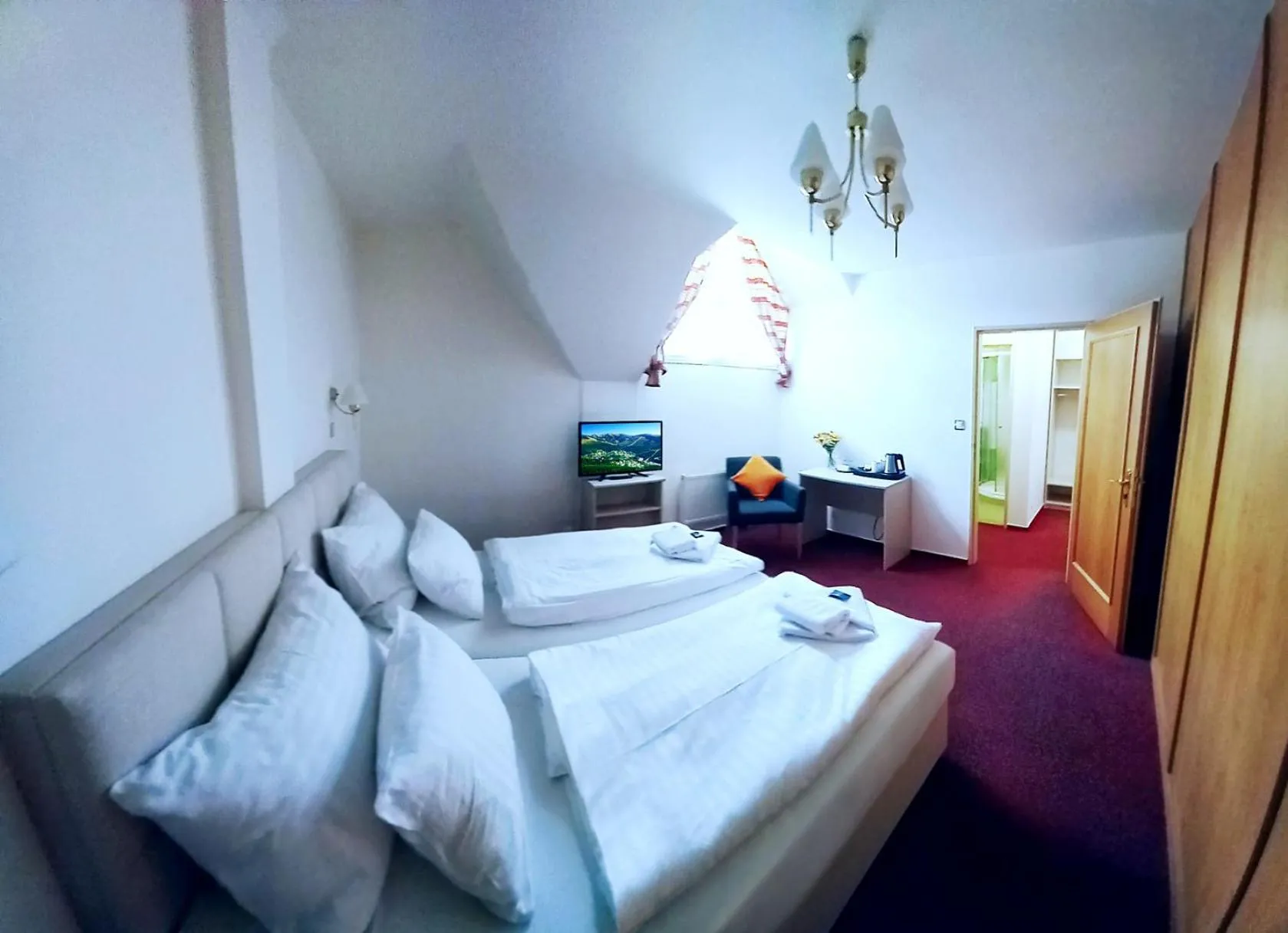 Photo of the whole room, Bed in Hotel Hradec