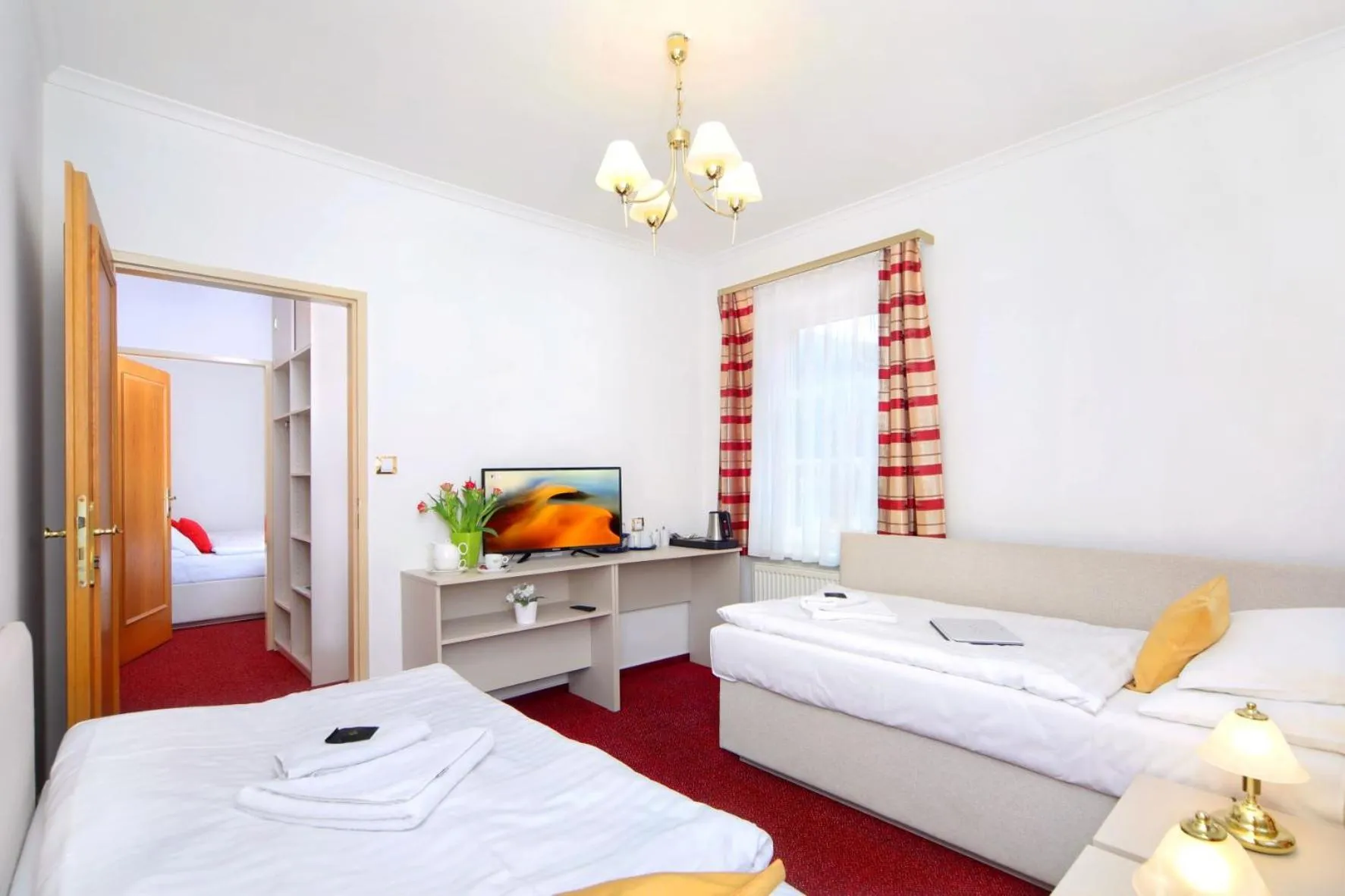 Photo of the whole room, Bed in Hotel Hradec