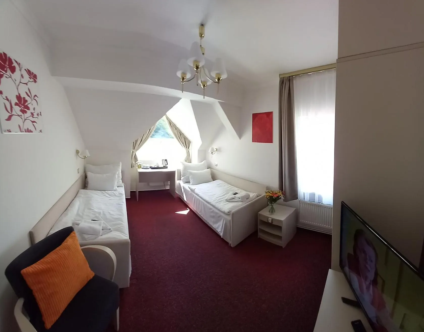 Photo of the whole room, Bed in Hotel Hradec