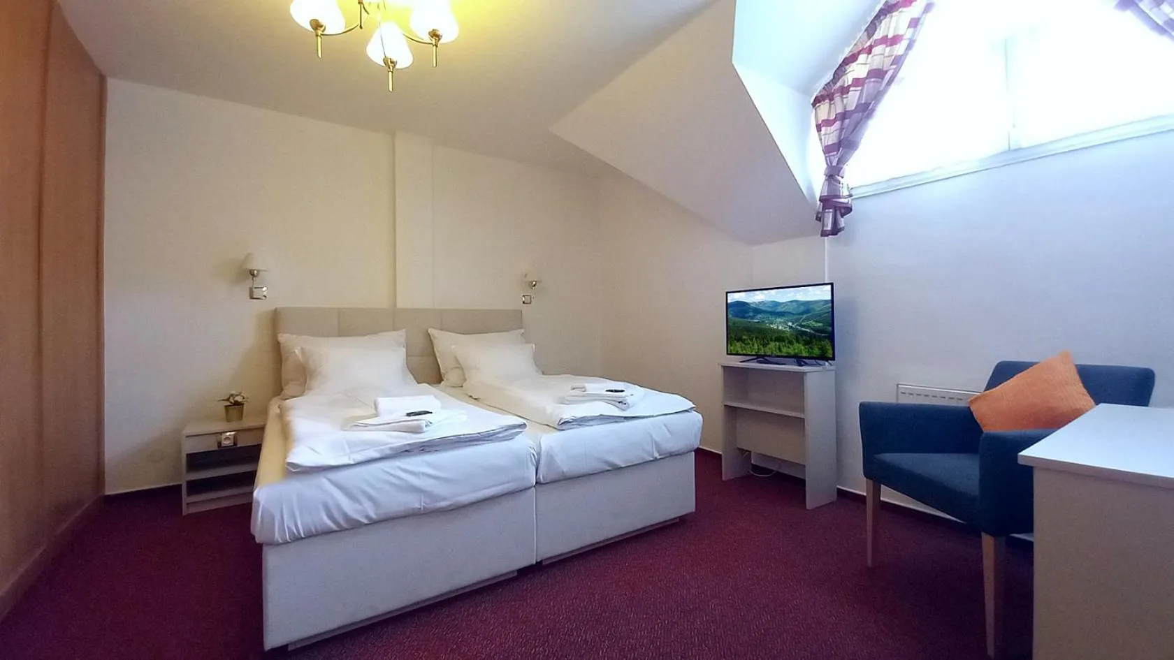 Photo of the whole room, Bed in Hotel Hradec