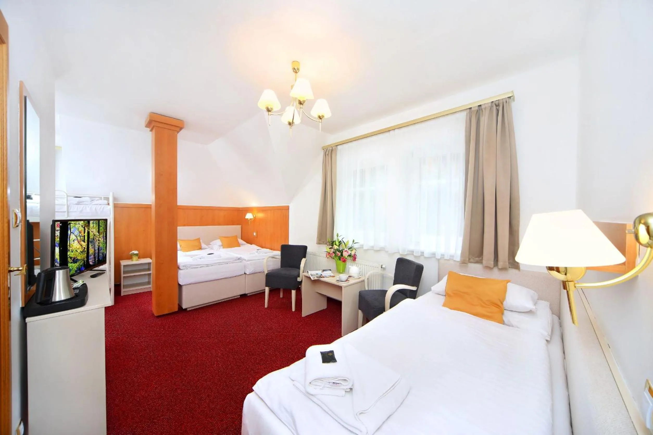 Photo of the whole room, Bed in Hotel Hradec
