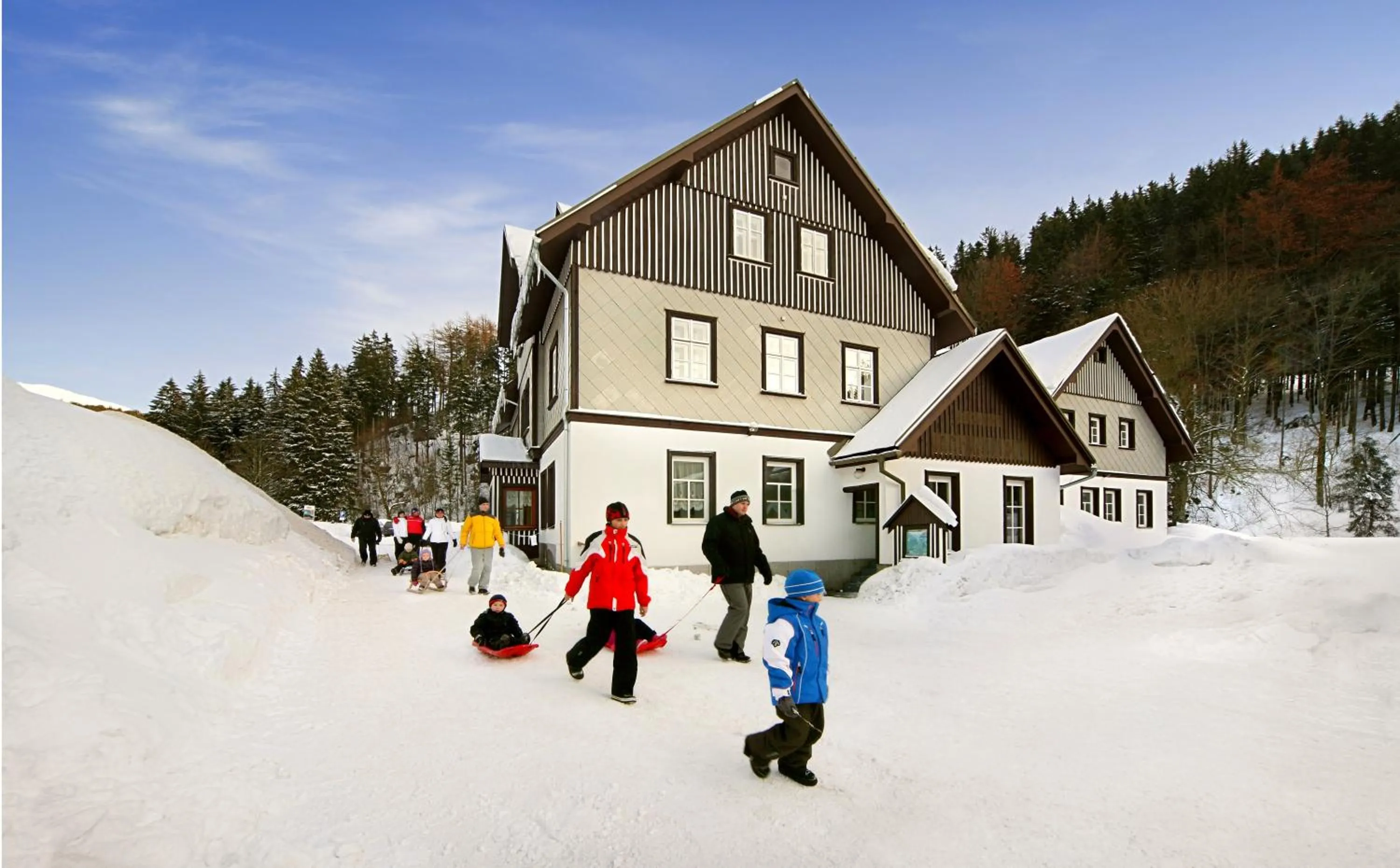 Winter in Hotel Hradec