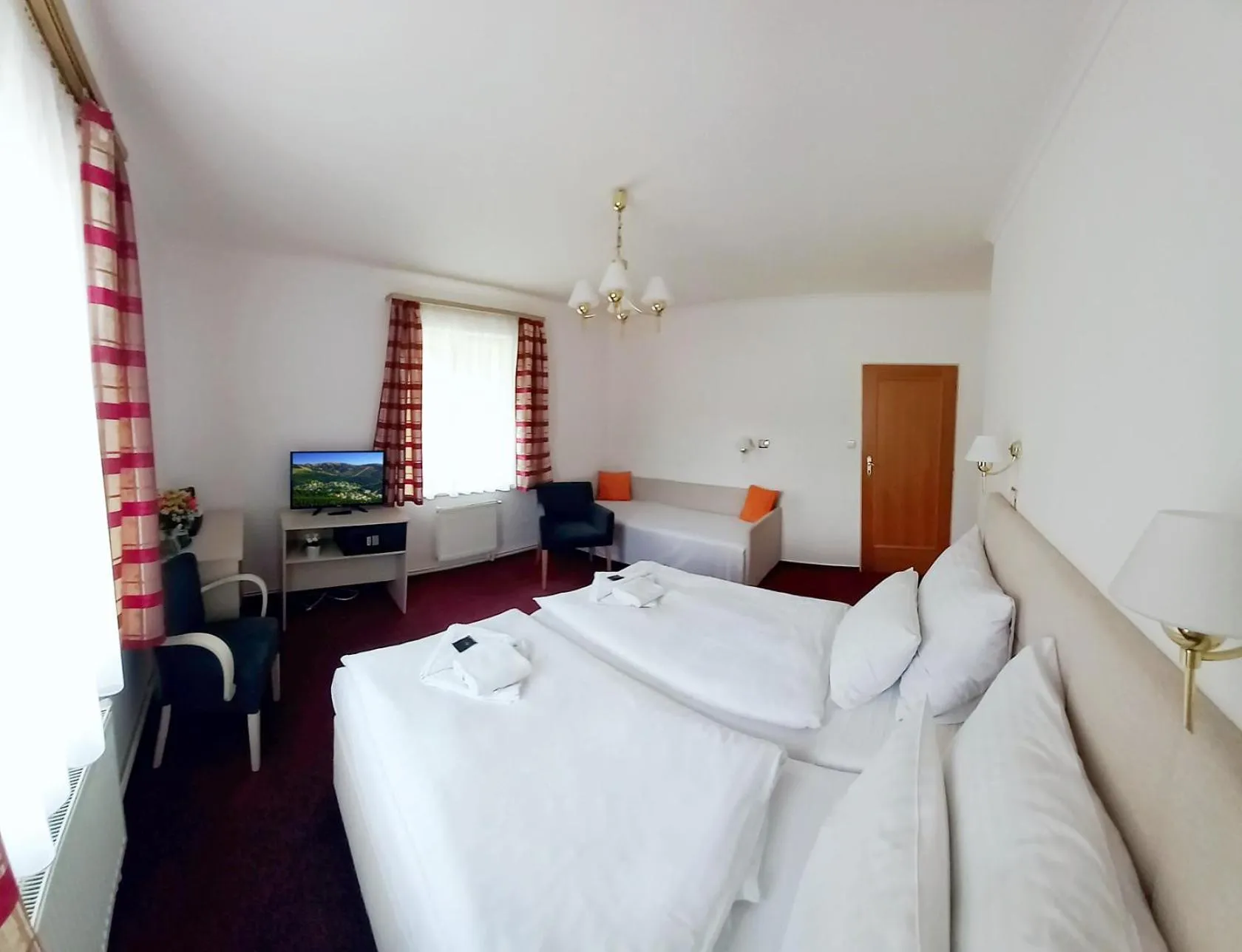 Photo of the whole room, Bed in Hotel Hradec