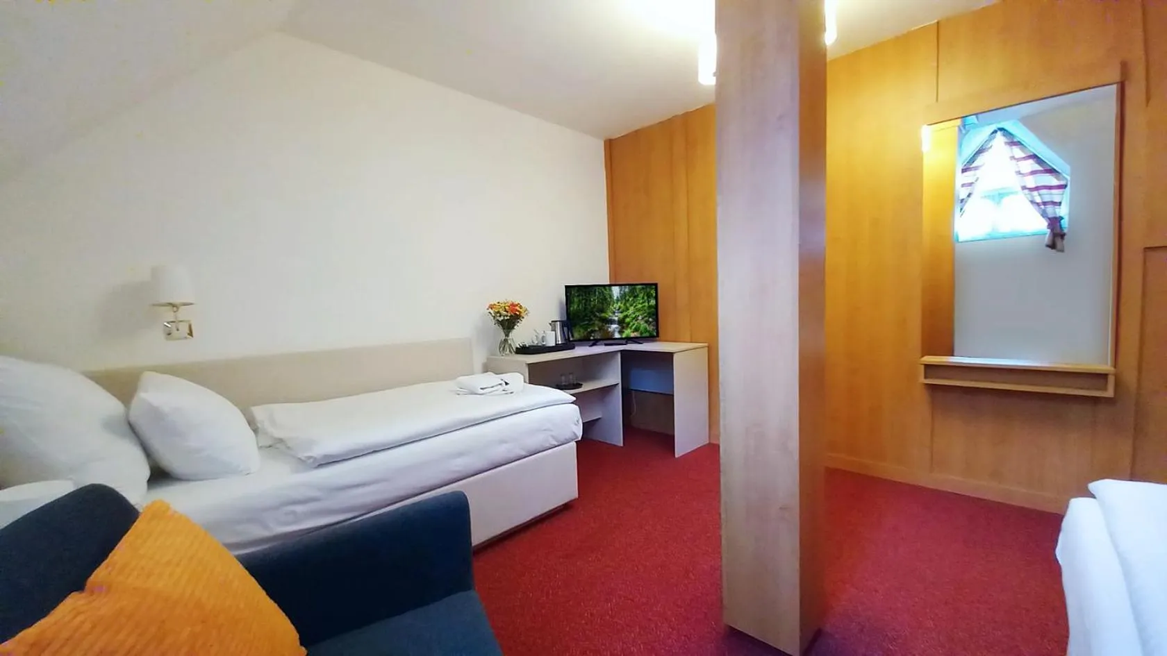 Photo of the whole room, Bed in Hotel Hradec