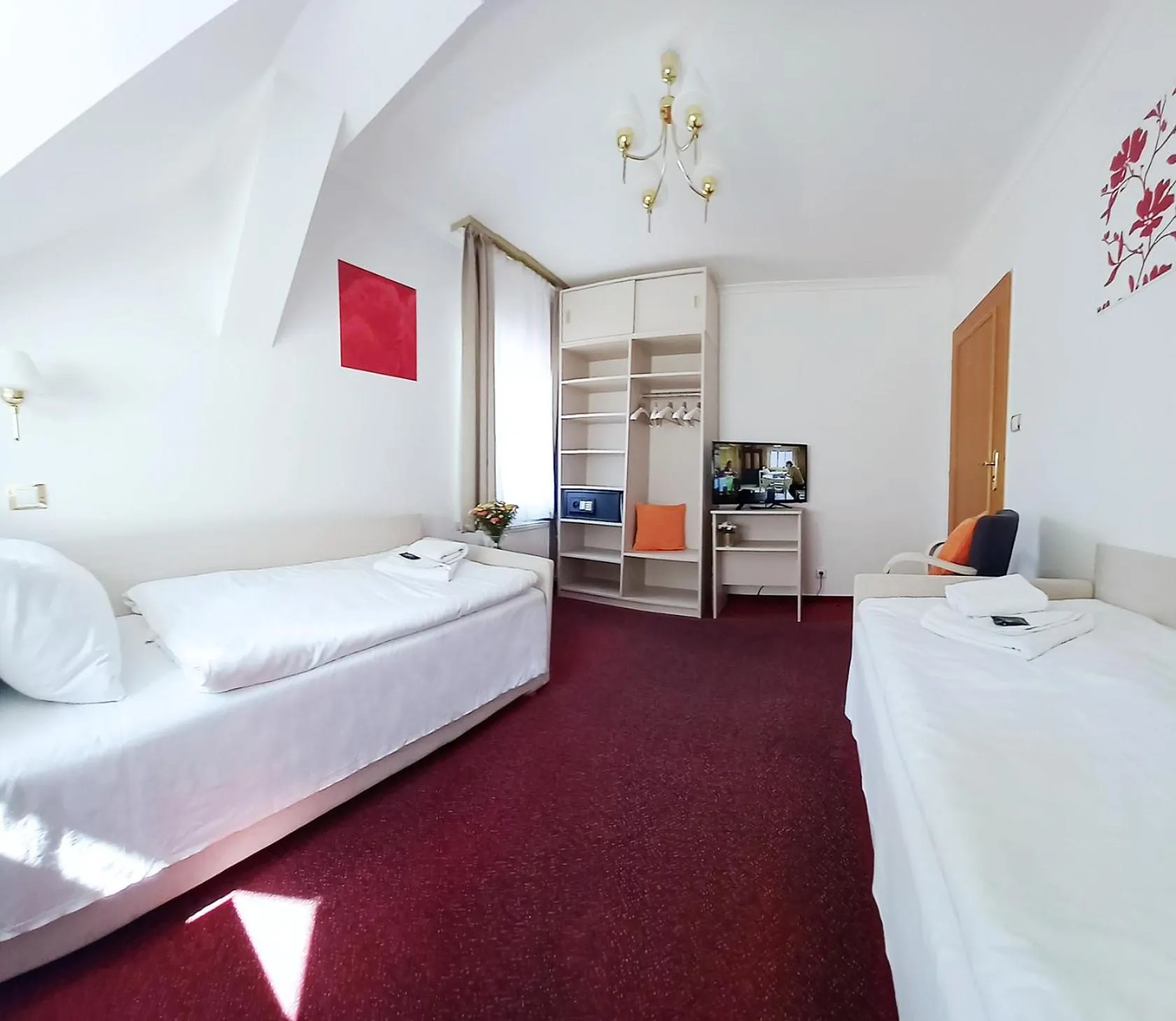 Photo of the whole room, Bed in Hotel Hradec