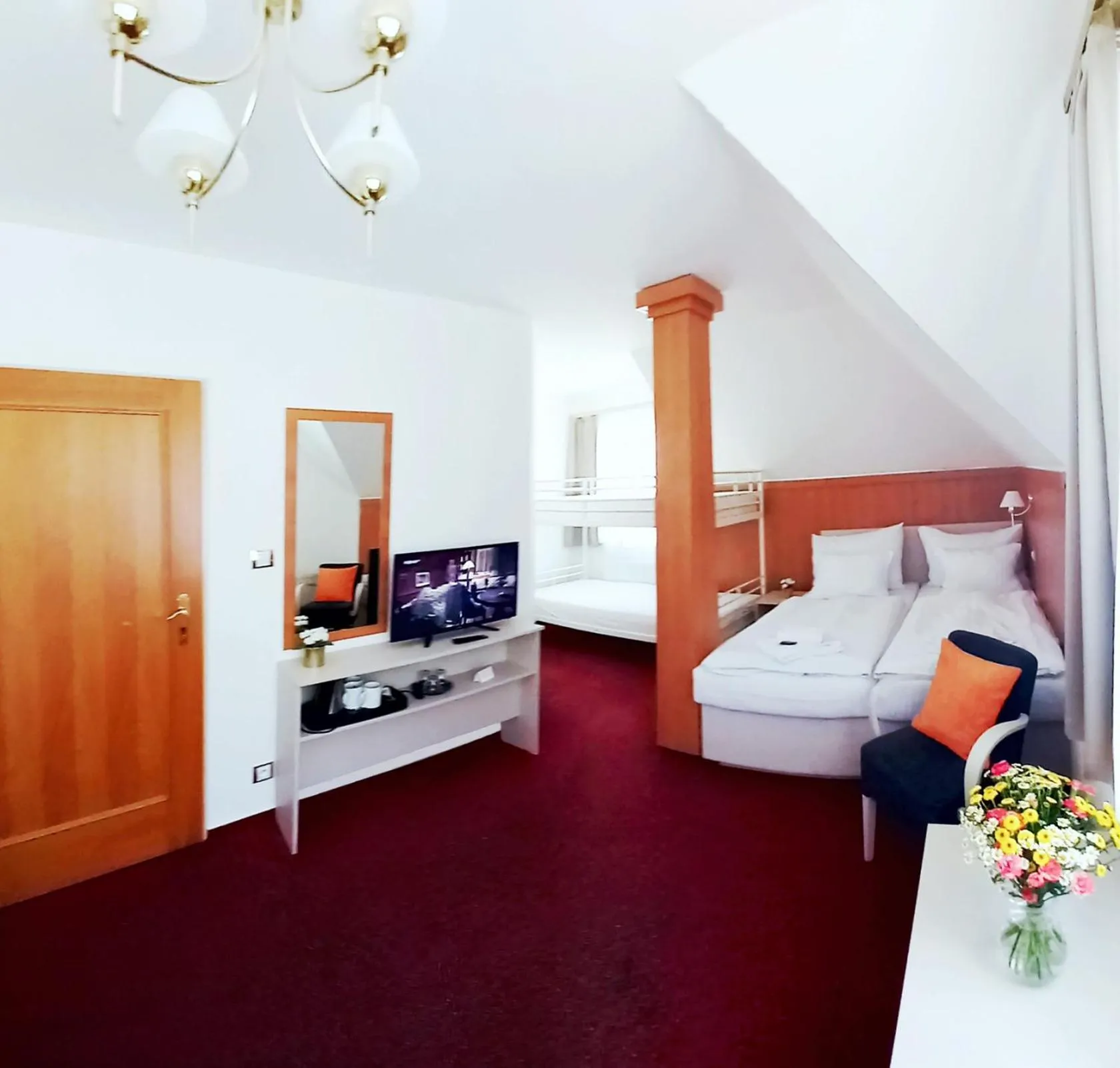 Photo of the whole room, Bed in Hotel Hradec