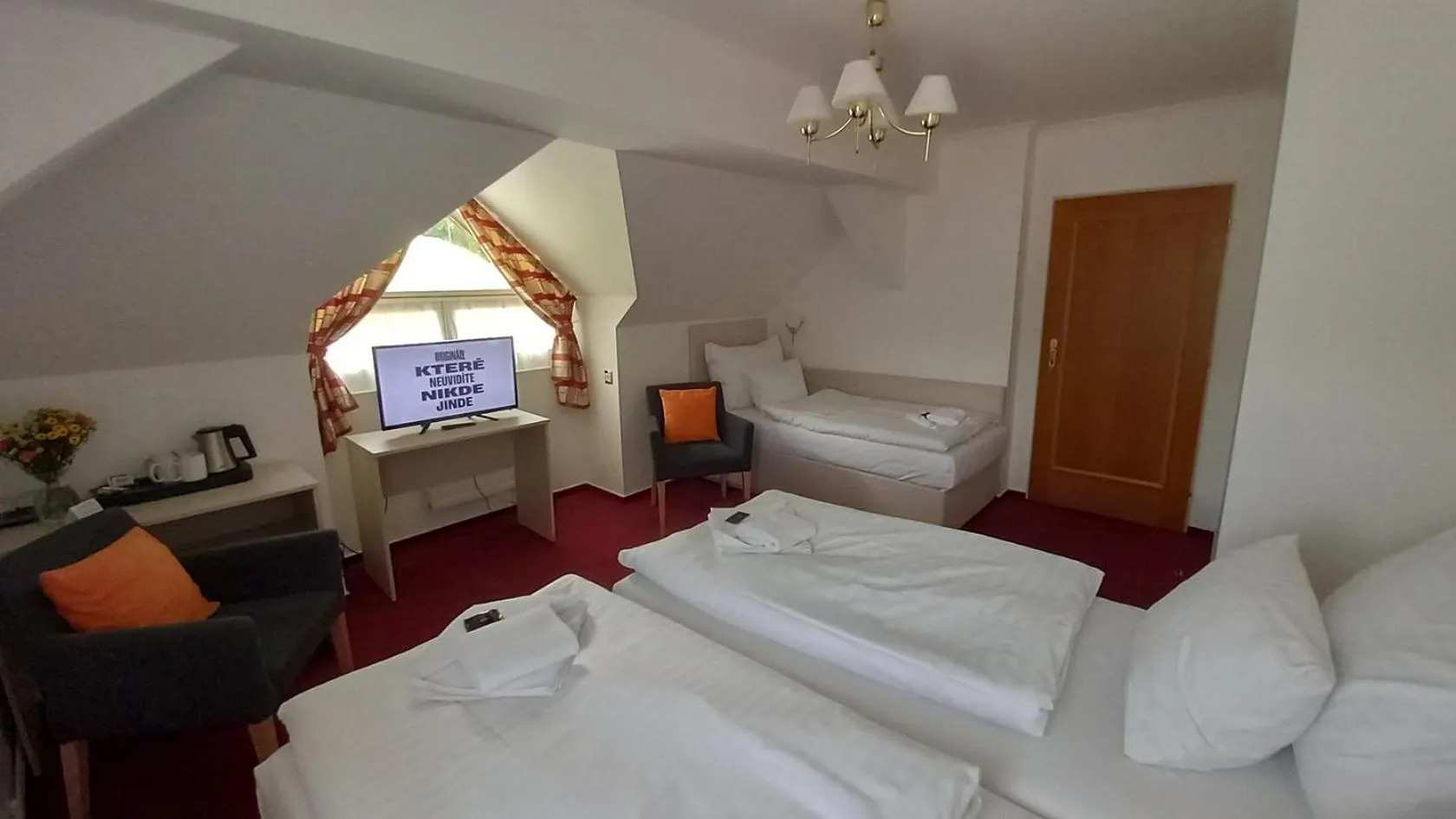 Photo of the whole room, Bed in Hotel Hradec