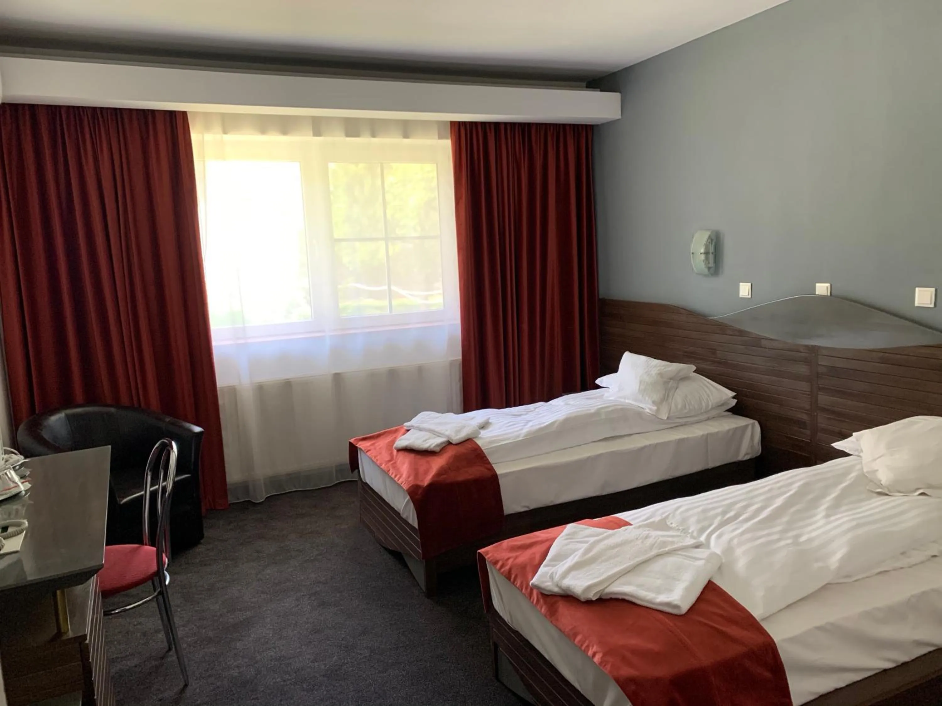 Bed in Hotel Park Sfantu Gheorghe