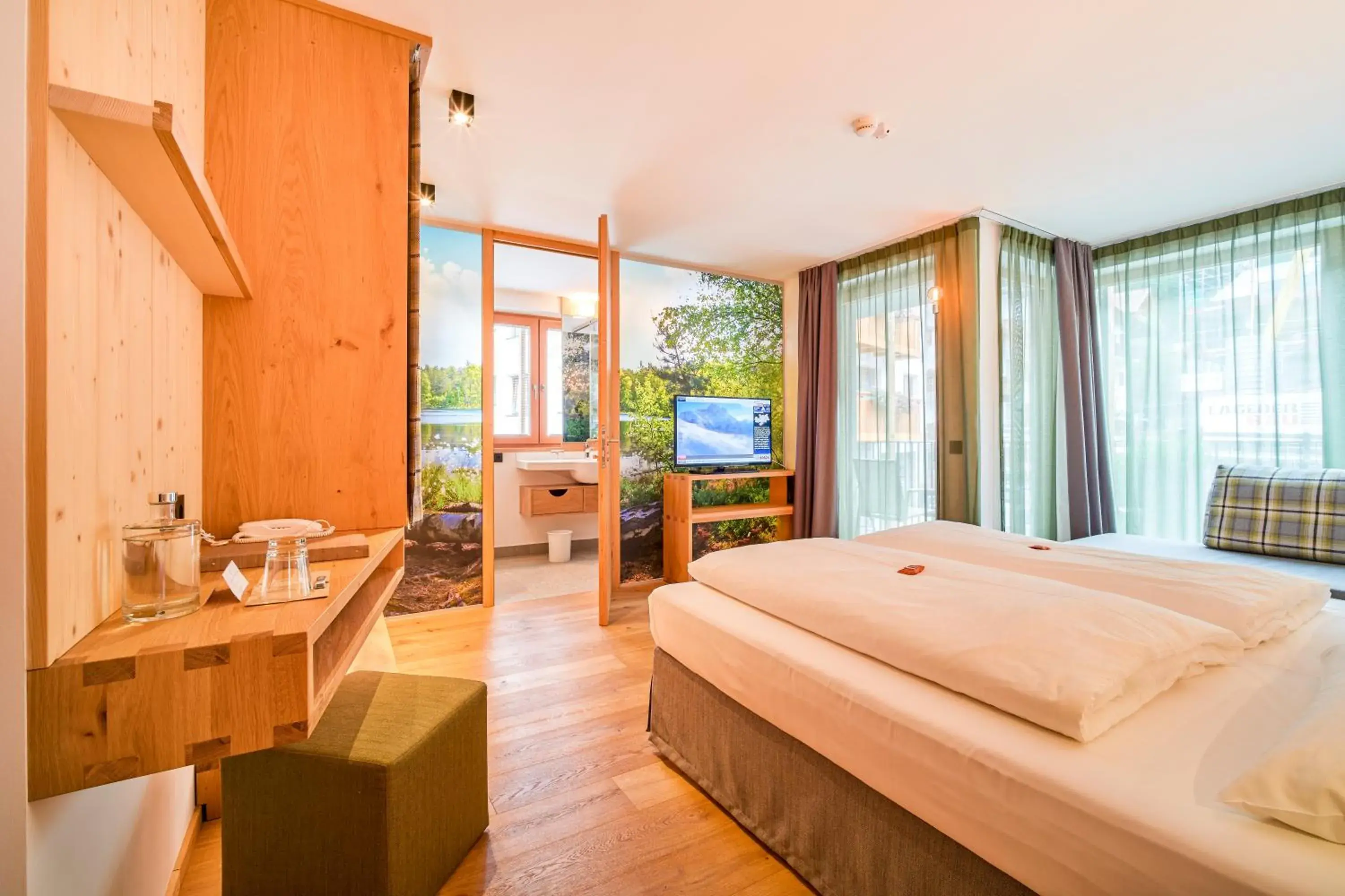 Superior Deluxe Double or Twin Room in Mountain Design Hotel Eden Selva Superior Deluxe Double or Twin Room in Mountain Design Hotel Eden Selva