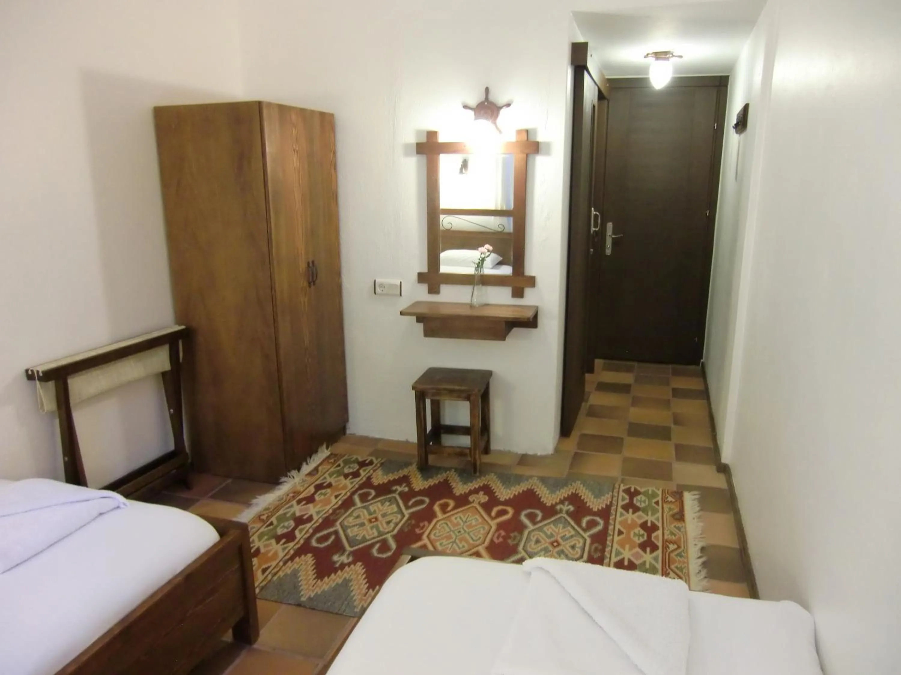 Bed in Hotel Happy Caretta