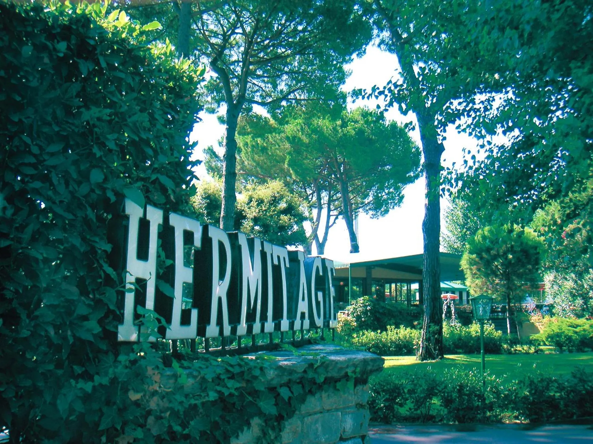 Garden in Hotel Hermitage