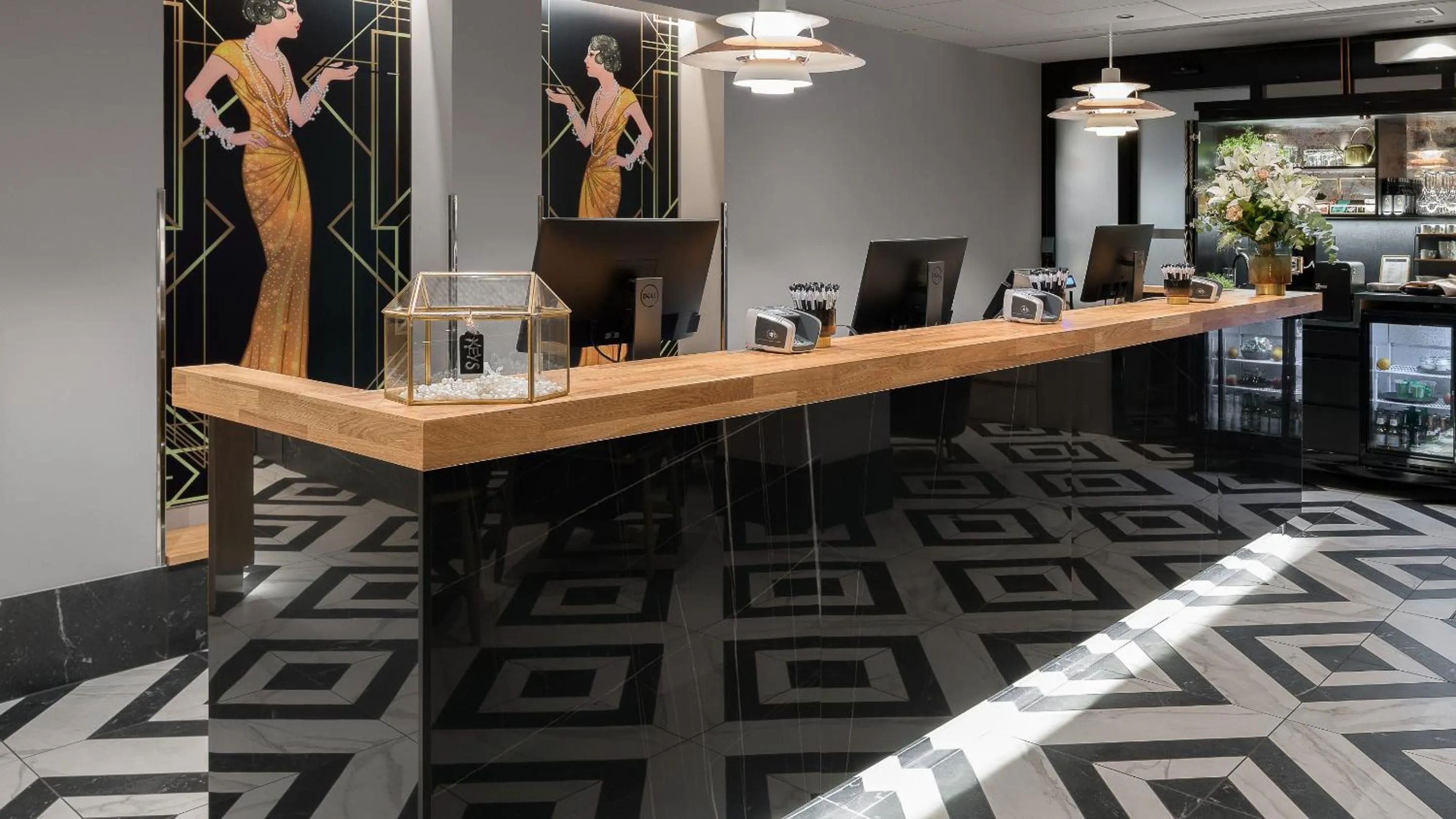 Lobby or reception in Solo Sokos Hotel Turun Seurahuone