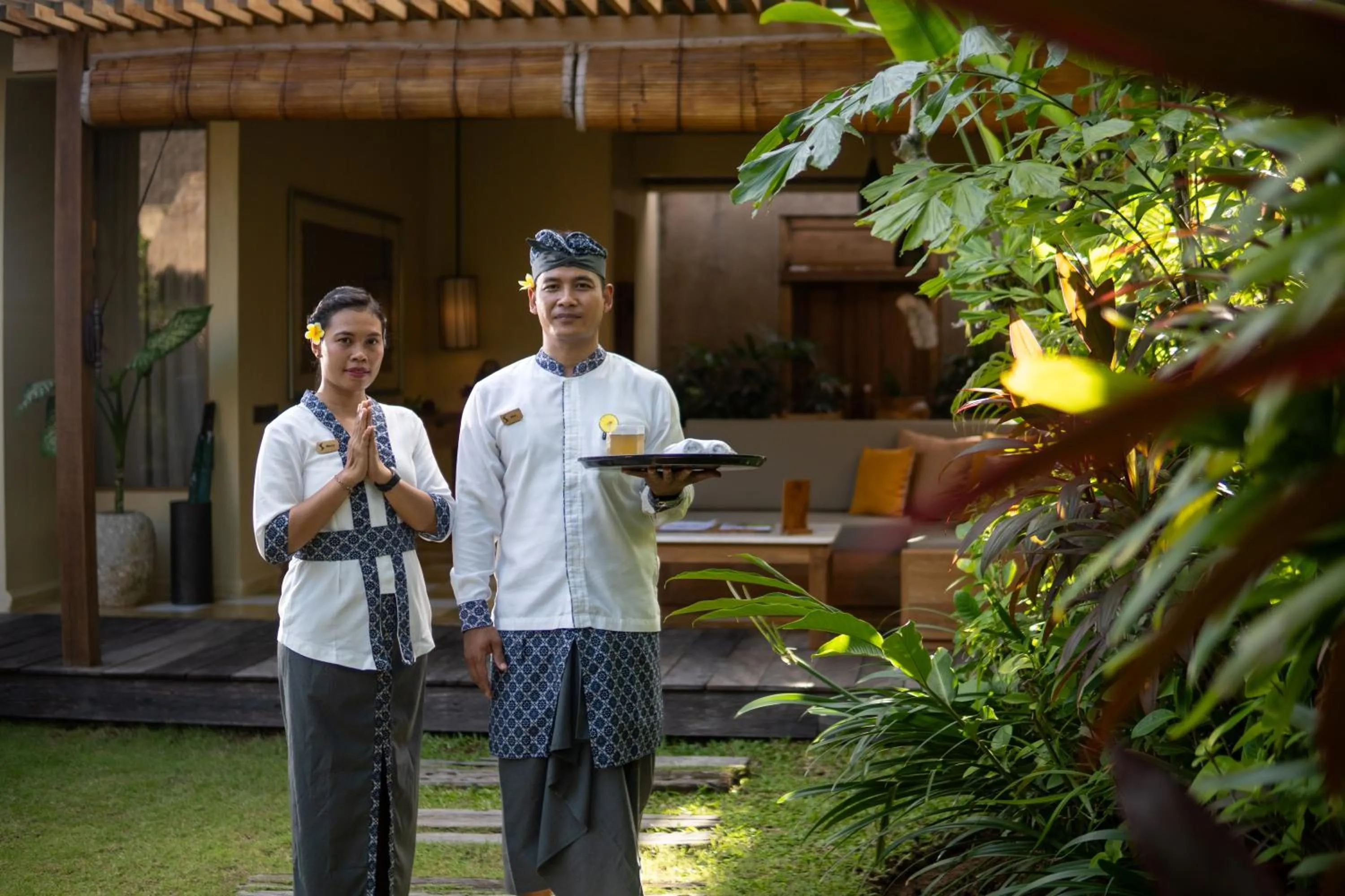 Decorative detail in Space Villas Bali