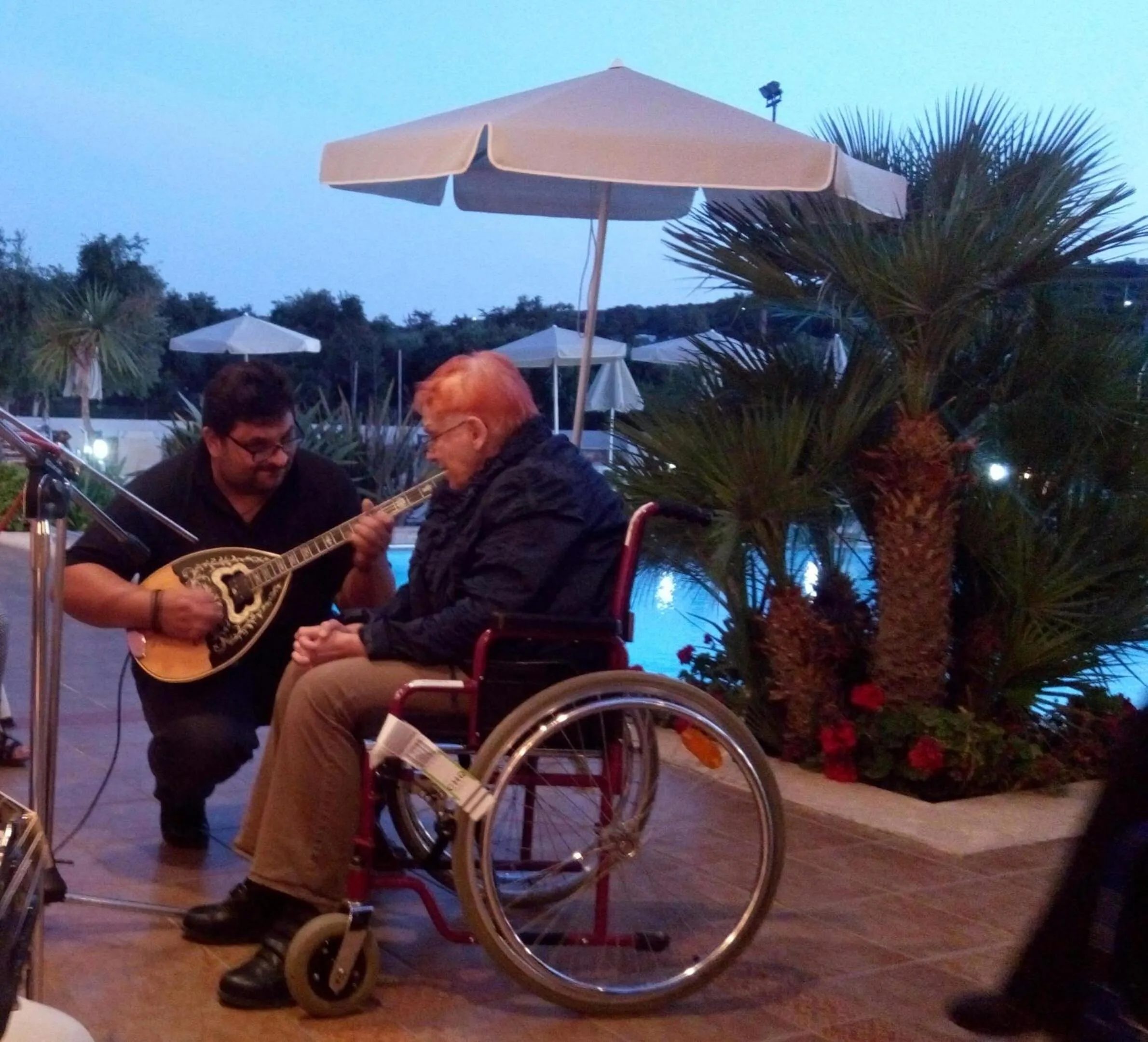 Evening entertainment in ERIA RESORT for people with special abilities