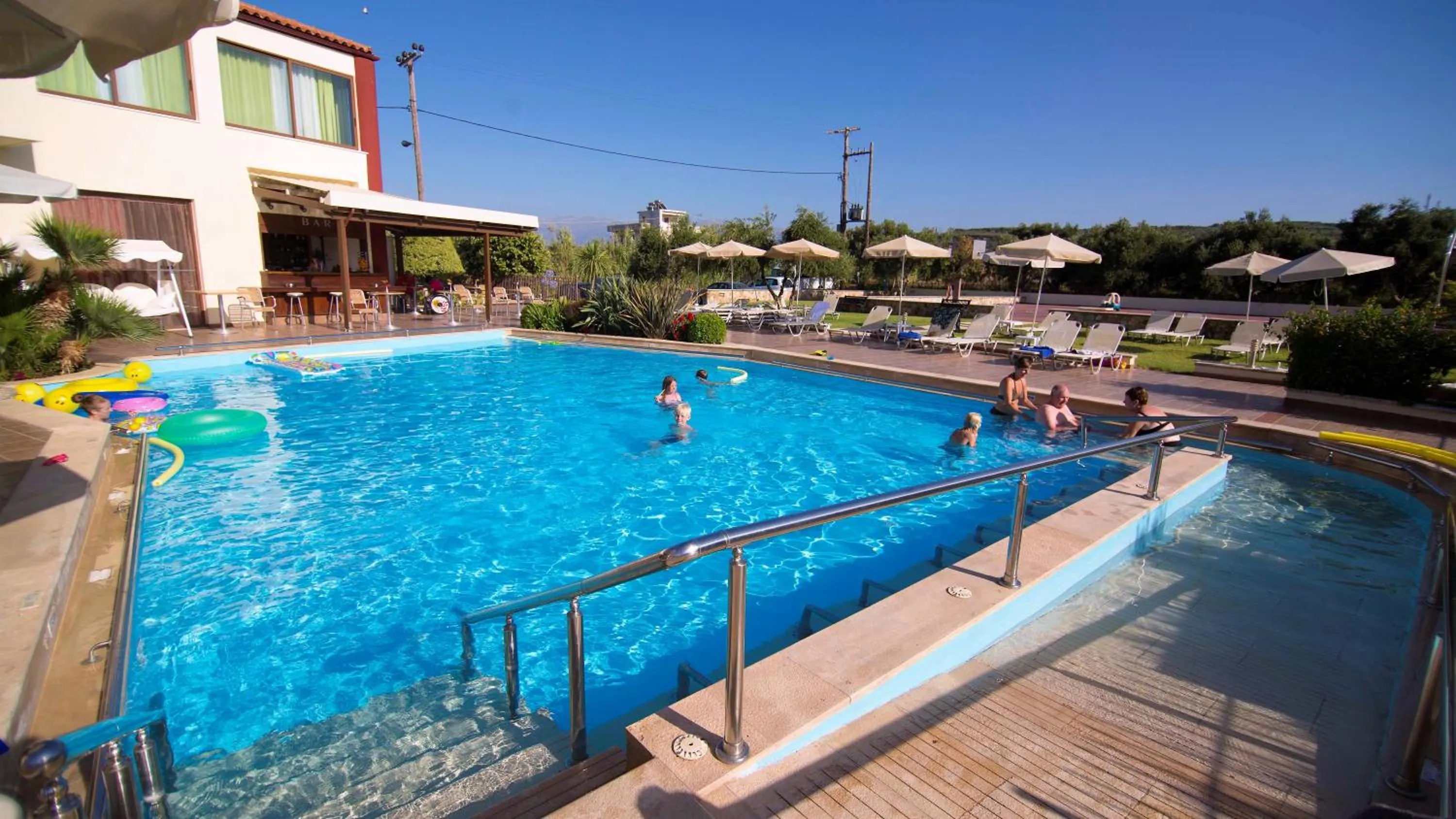 Swimming pool in ERIA RESORT for people with special abilities