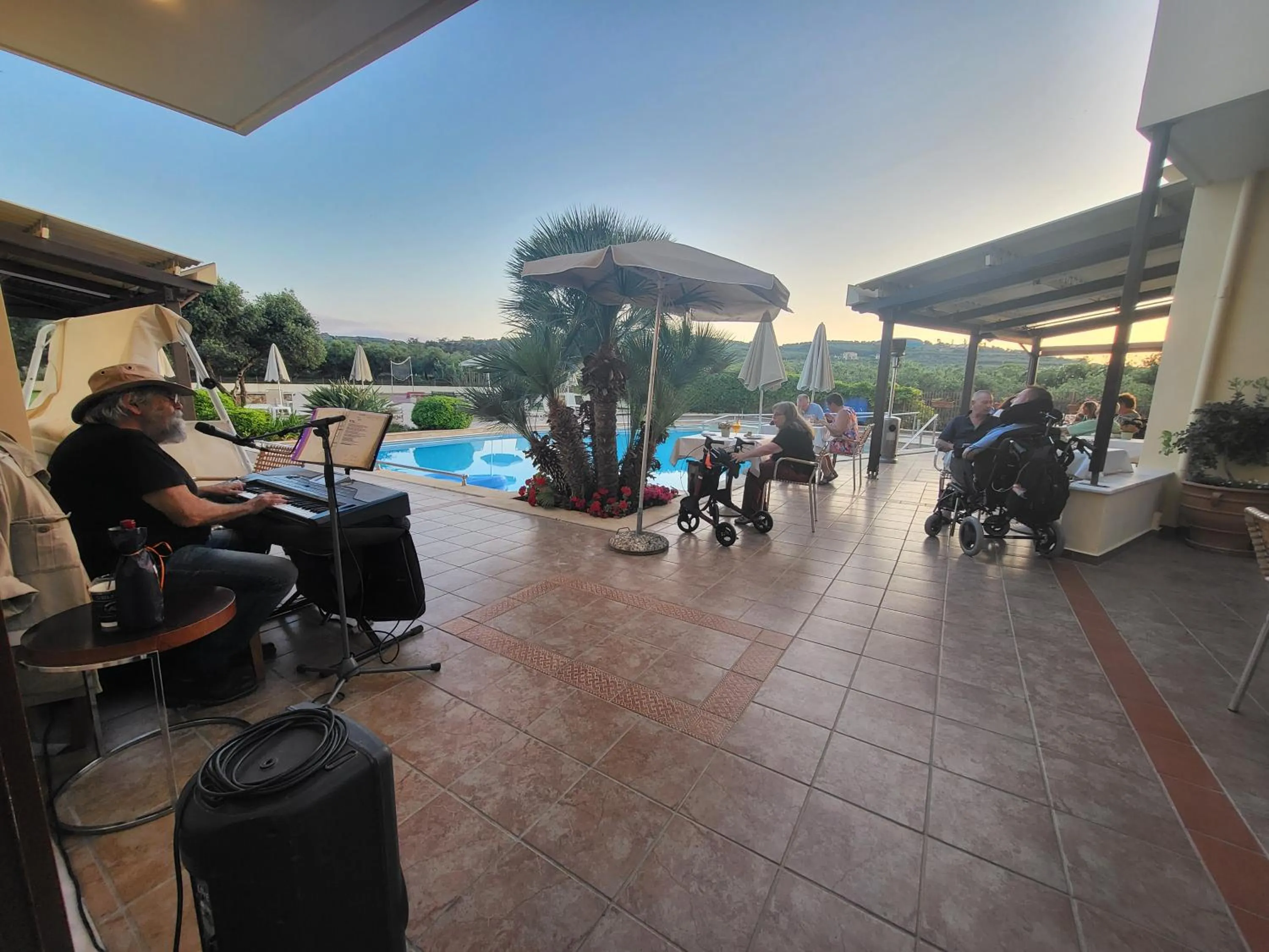 Evening entertainment in ERIA RESORT for people with special abilities