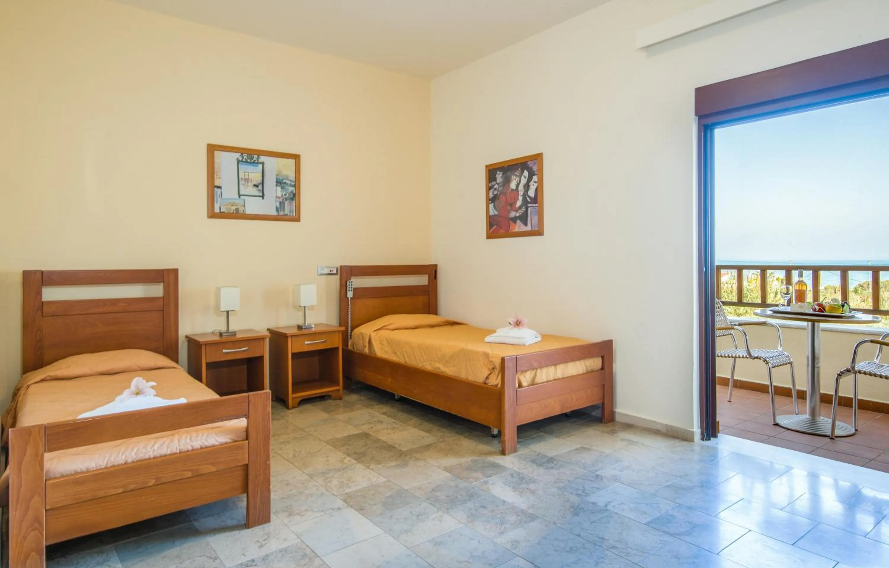 Bed in ERIA RESORT for people with special abilities