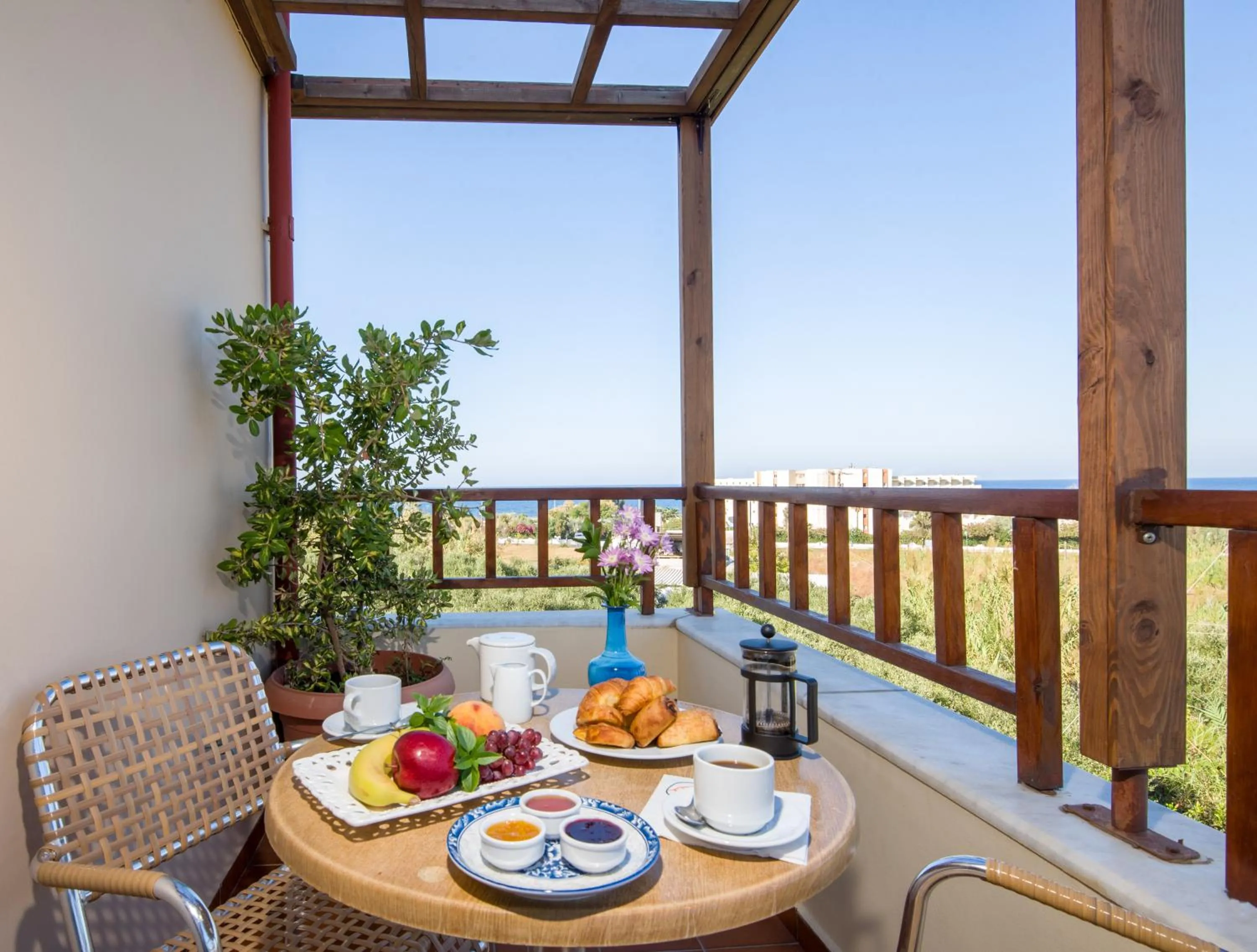 Balcony/Terrace in ERIA RESORT for people with special abilities