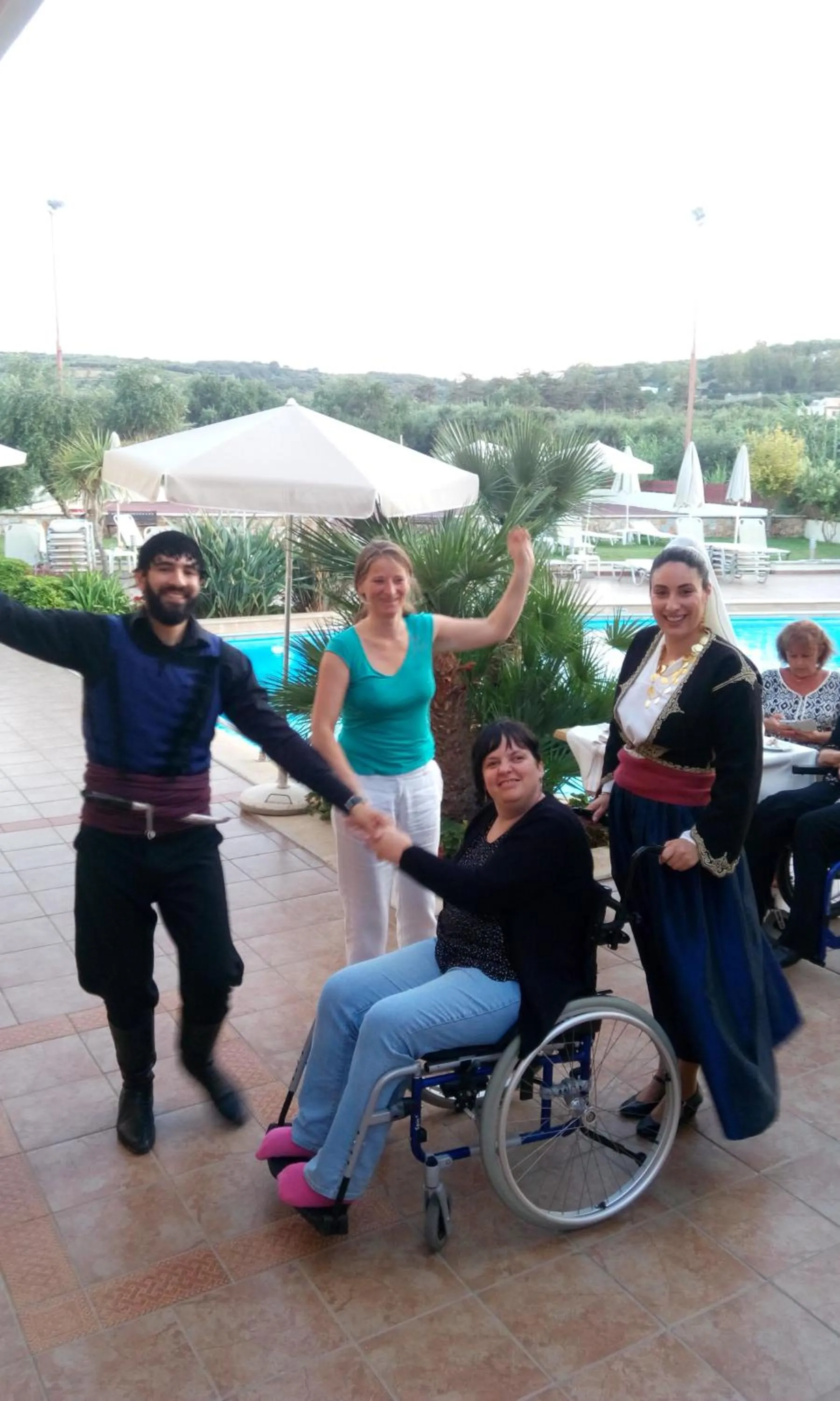 Evening entertainment in ERIA RESORT for people with special abilities