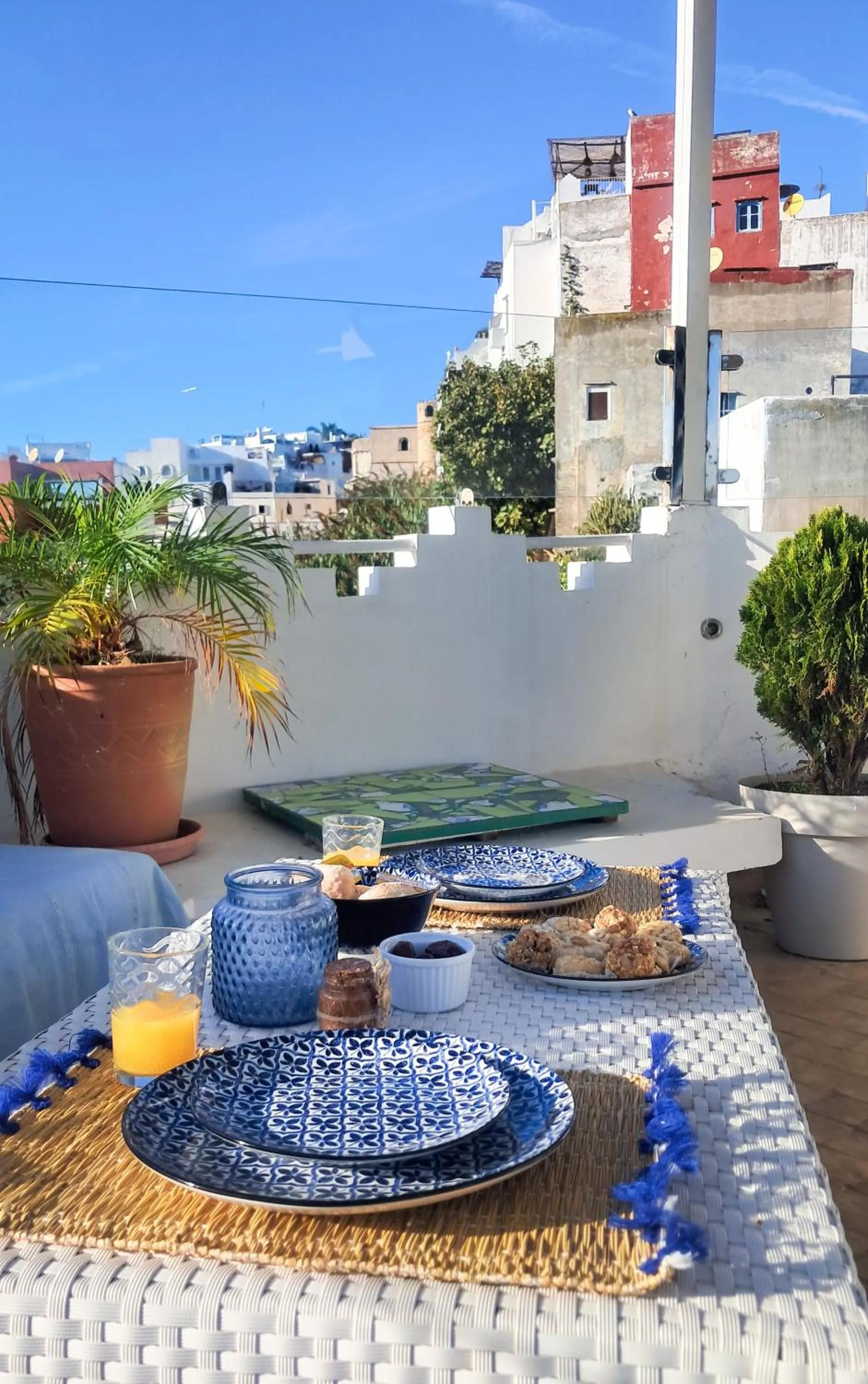 Maison Médina, terrasse panoramique, vue mer