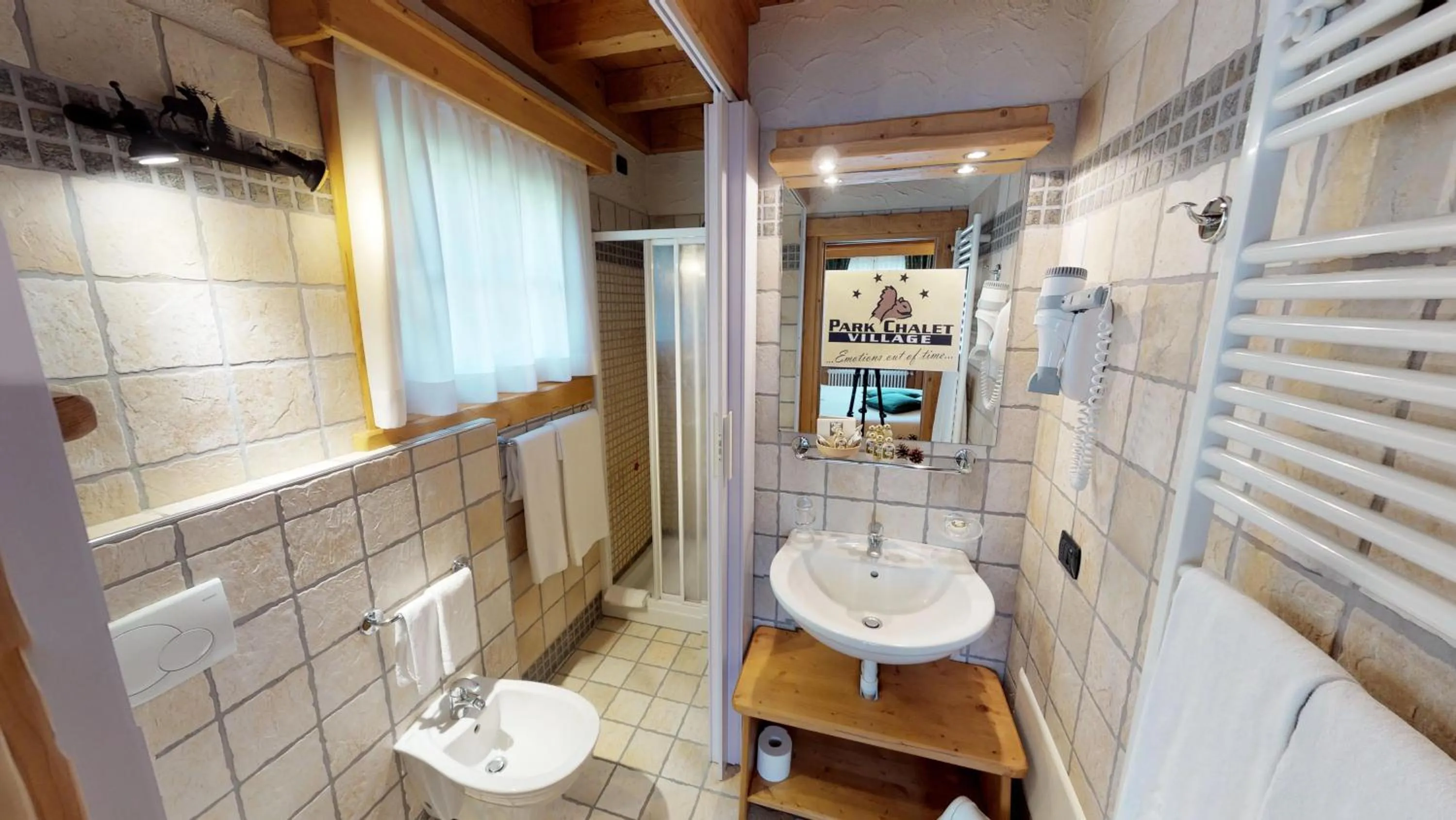 Shower in Park Chalet Village