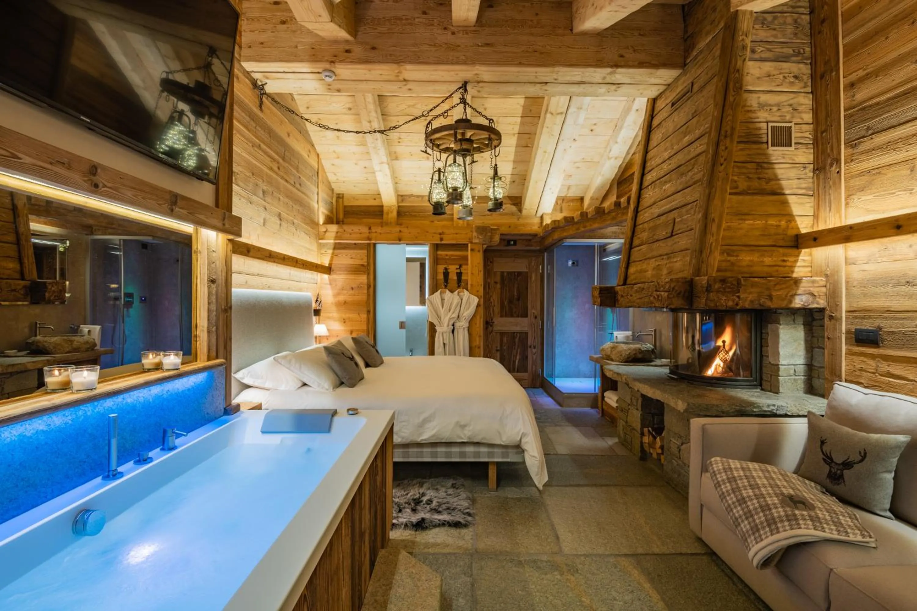 Bed in Park Chalet Village