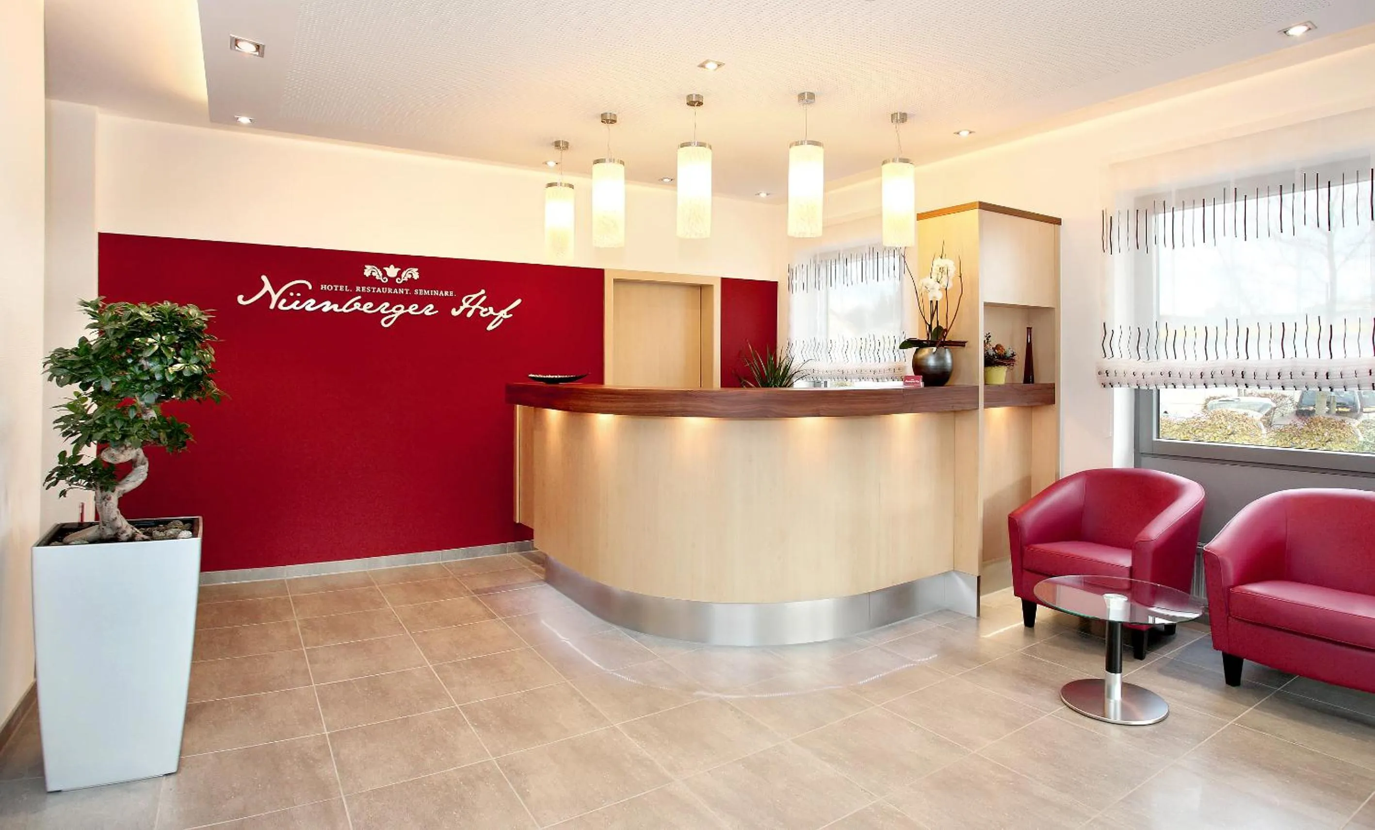 Lobby or reception in Hotel Nürnberger Hof