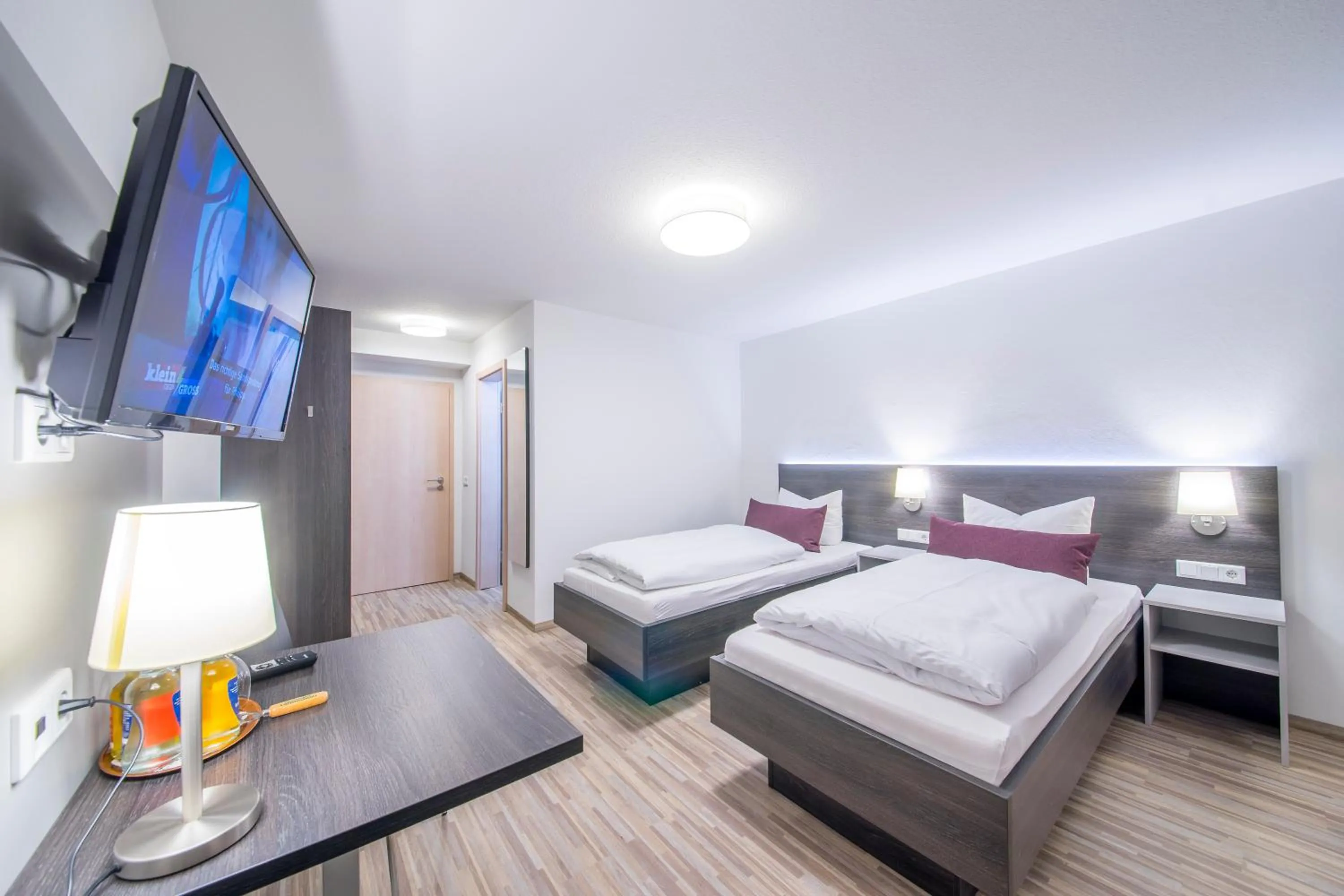 Bed in Hotel Nürnberger Hof