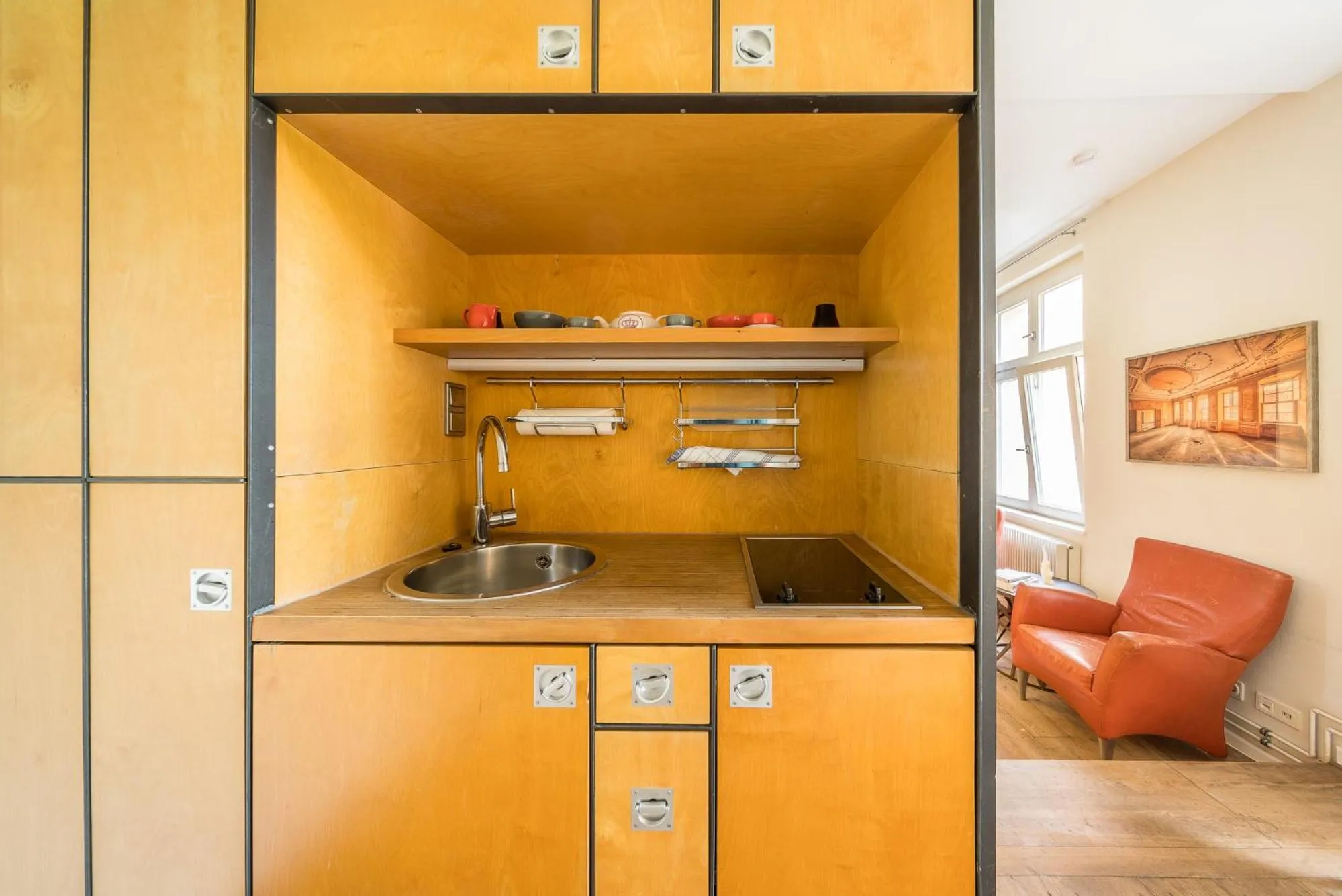 Kitchen or kitchenette in Design Apartments - "Im Holländerhaus"