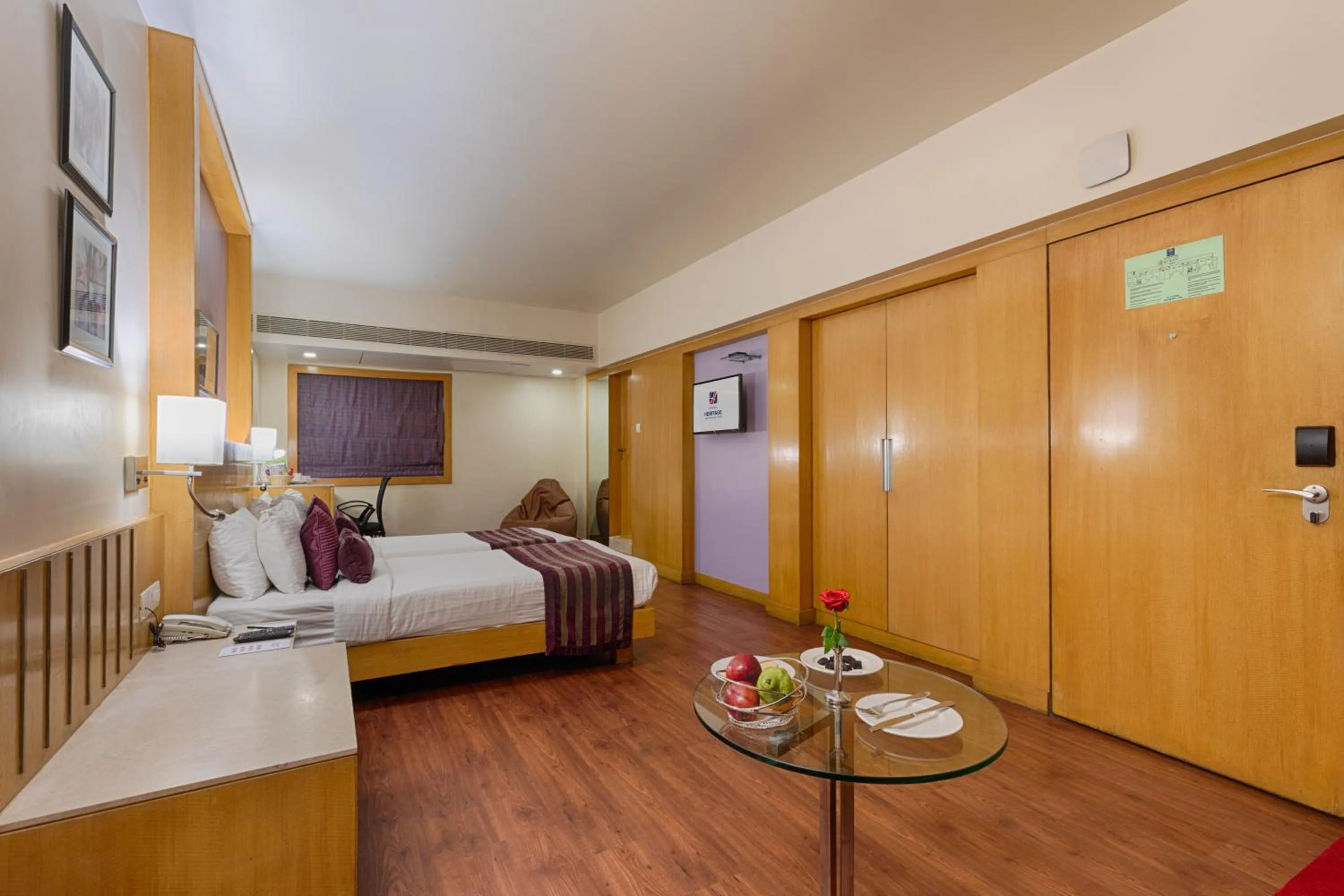 Bed in Hotel Heritage formerly known as Comfort Inn Heritage