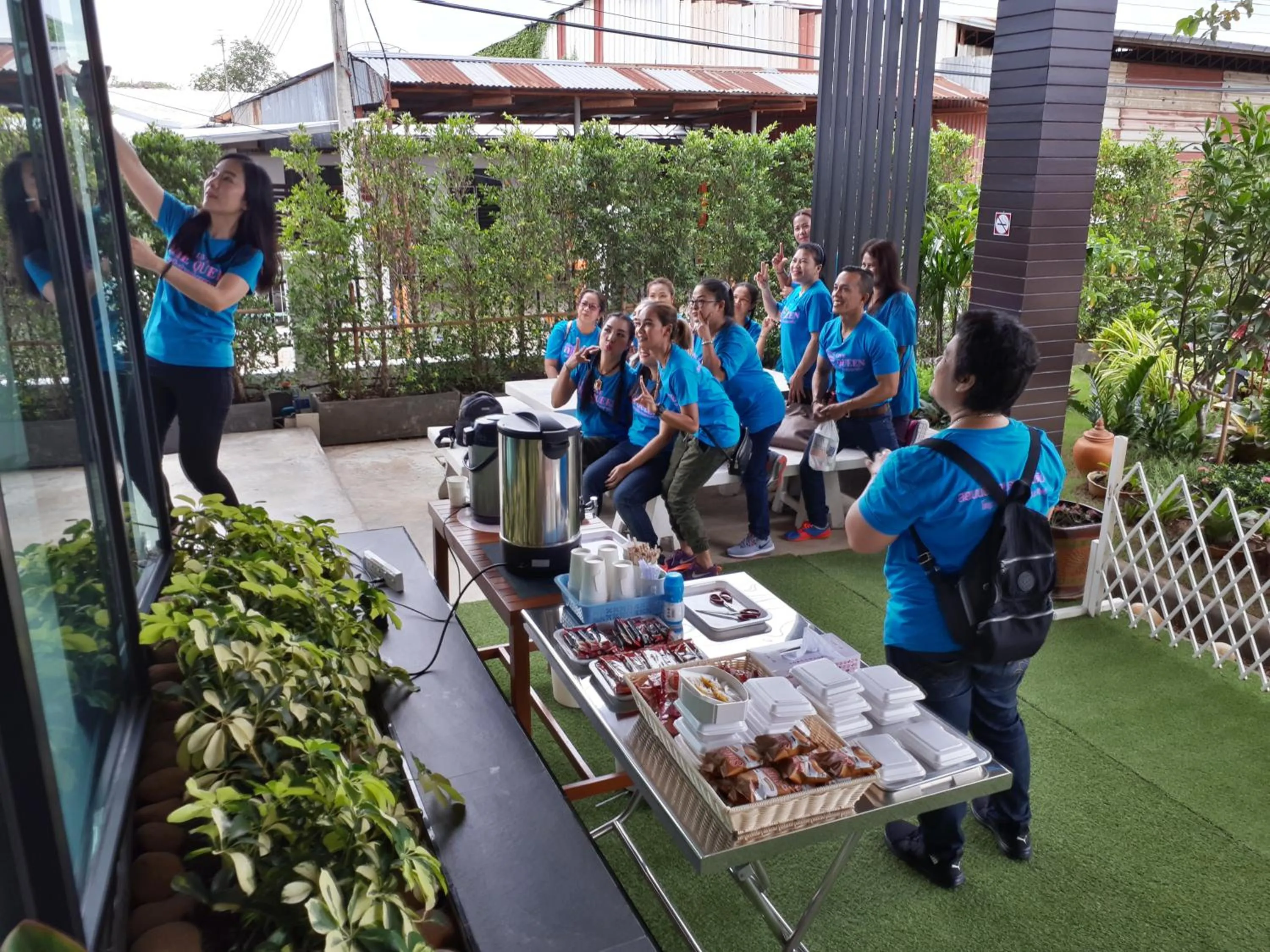 group of guests in Baan Lita