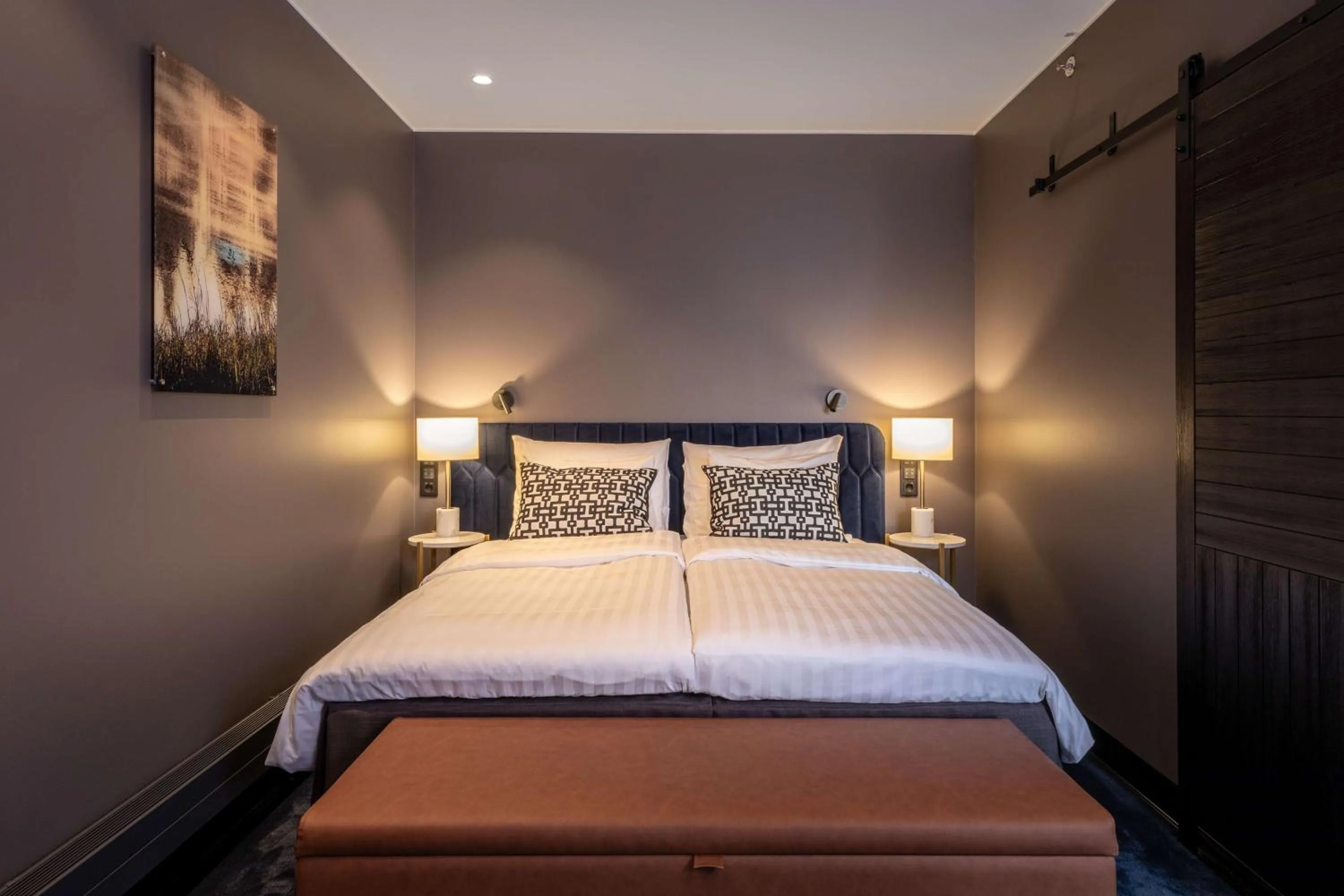 Bedroom, Bed in Scandic Hamburger Börs